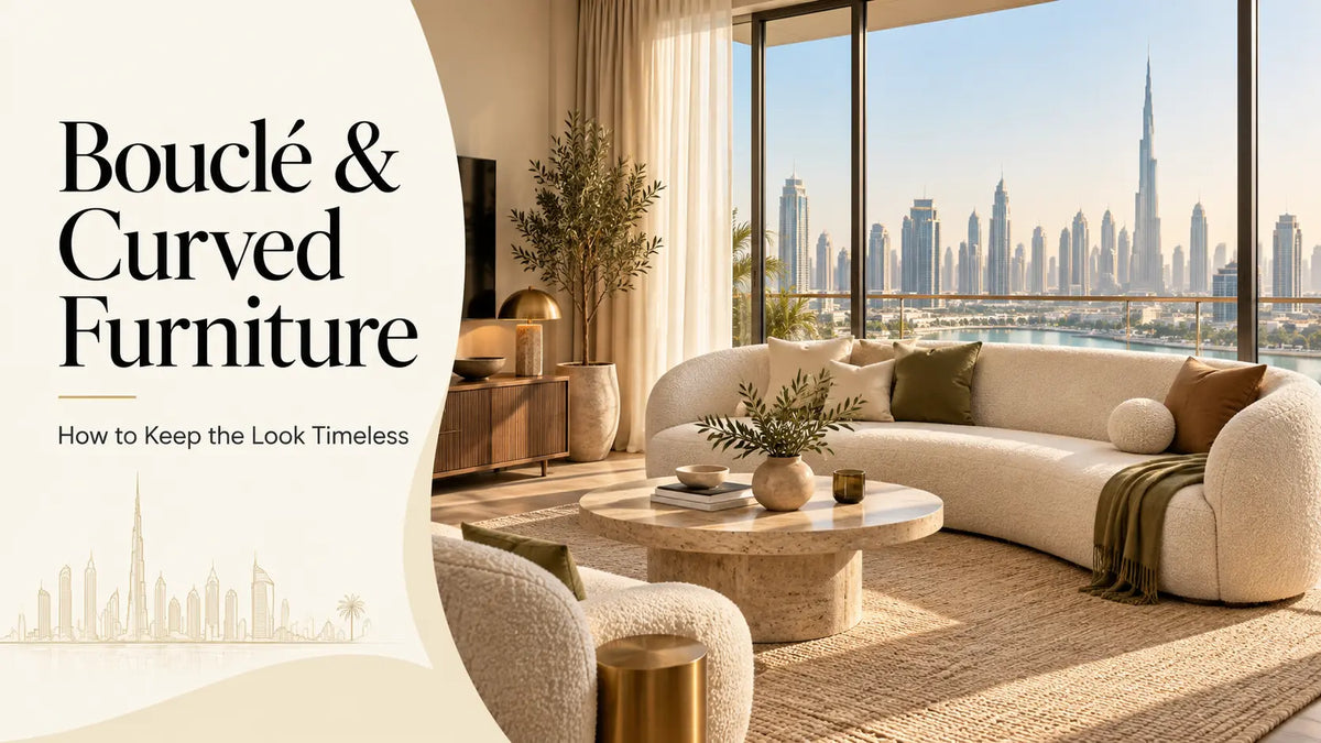 Bouclé and Curved Furniture: How to Use the Trend Without Dating Your Interior