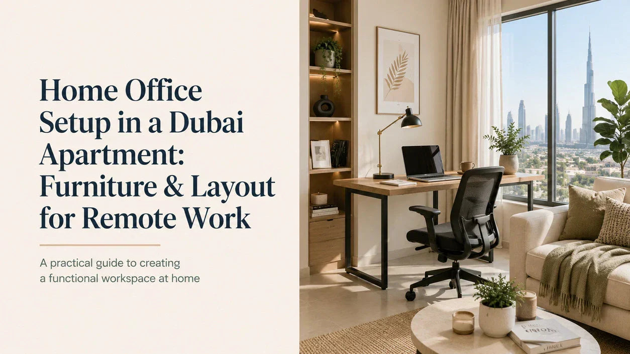 Home Office Setup in a Dubai Apartment: Furniture & Layout for Remote Work