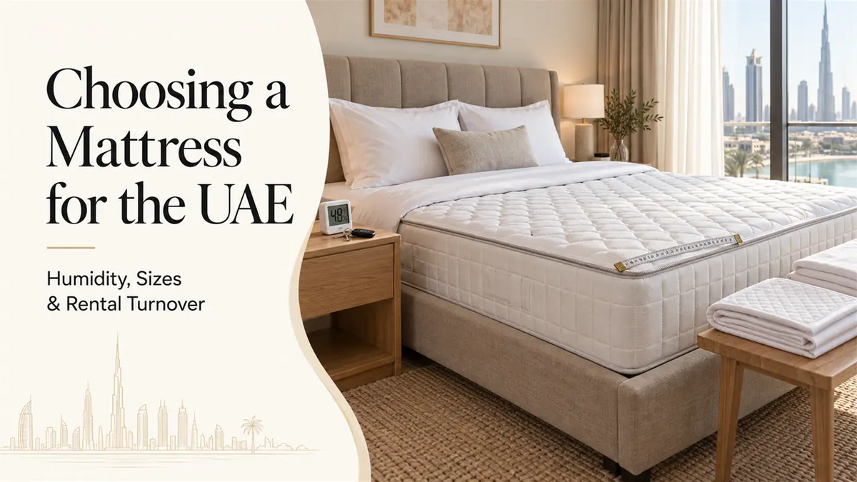 Choosing a Mattress for the UAE: Humidity, Sizes and Rental Turnover
