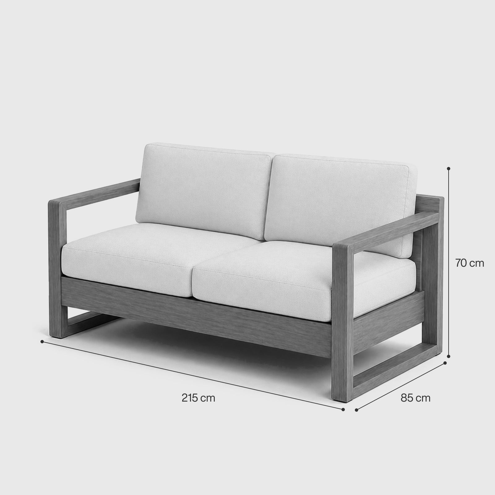 Coastal 2-Seater Outdoor Sofa image