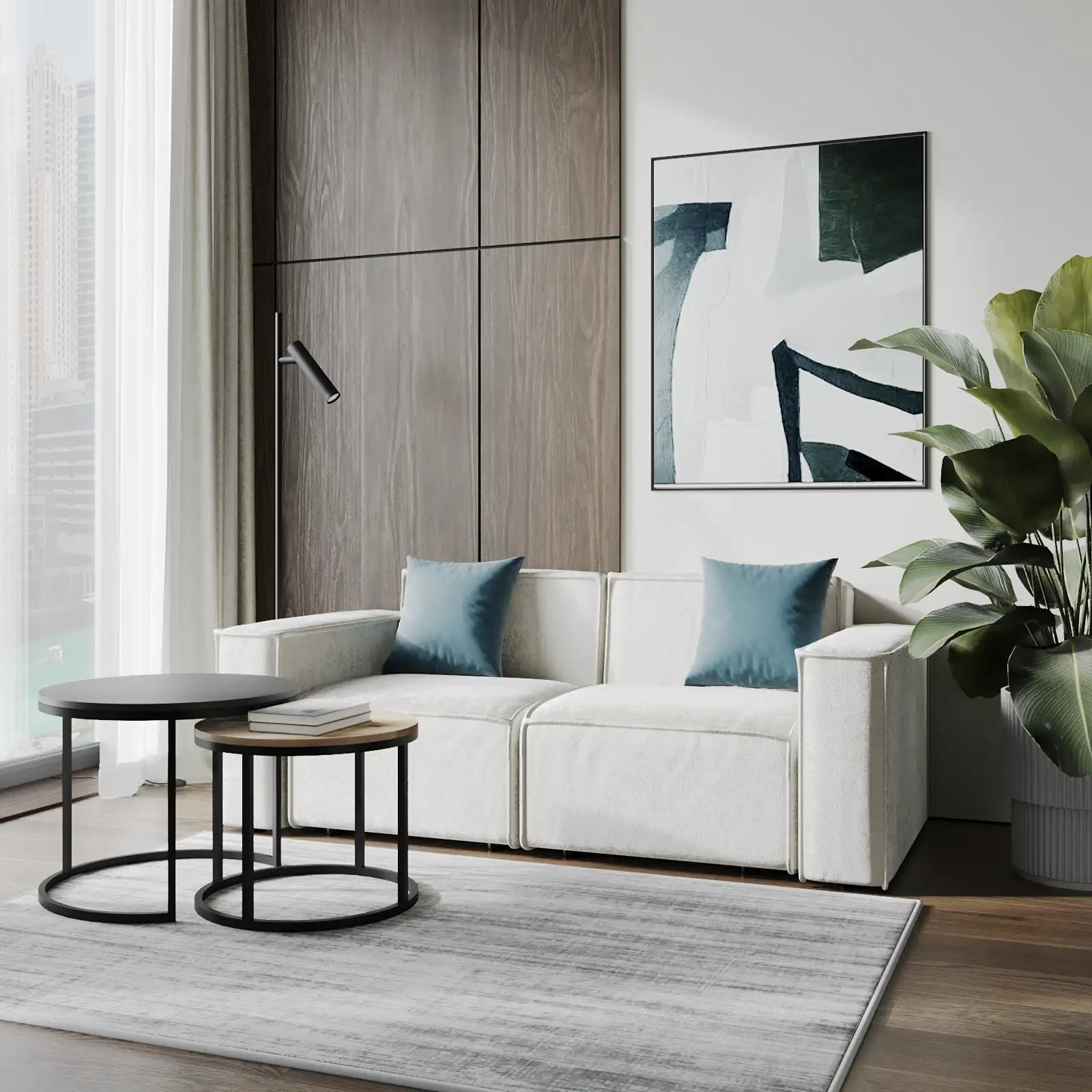 Lounge 2-Seater Straight Sofa image