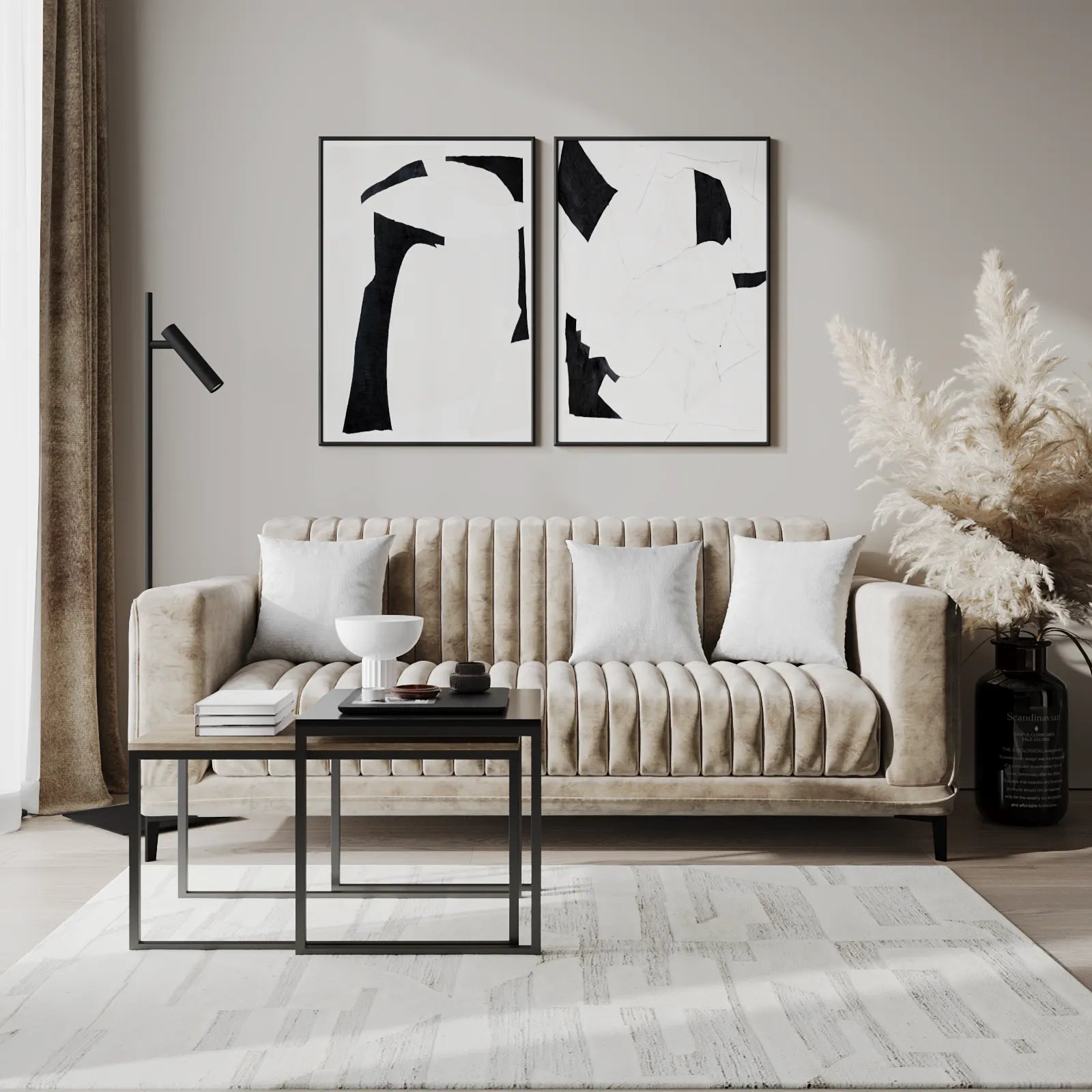 #Apartment Type/Number of Items_Mini Studio/13 Items #Color_Cream
