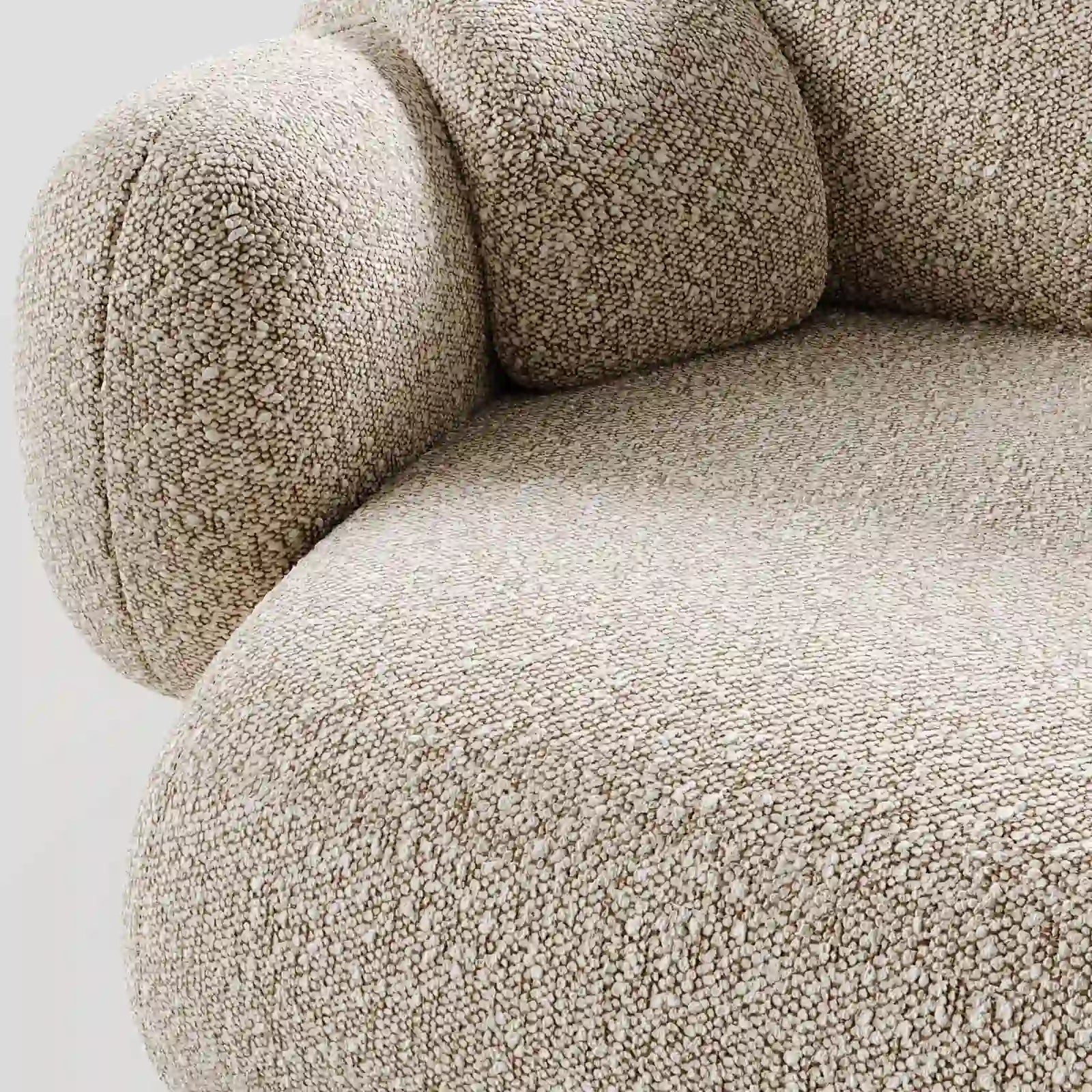 GentleRest Premium Boucle Sofa 3-Seater 4