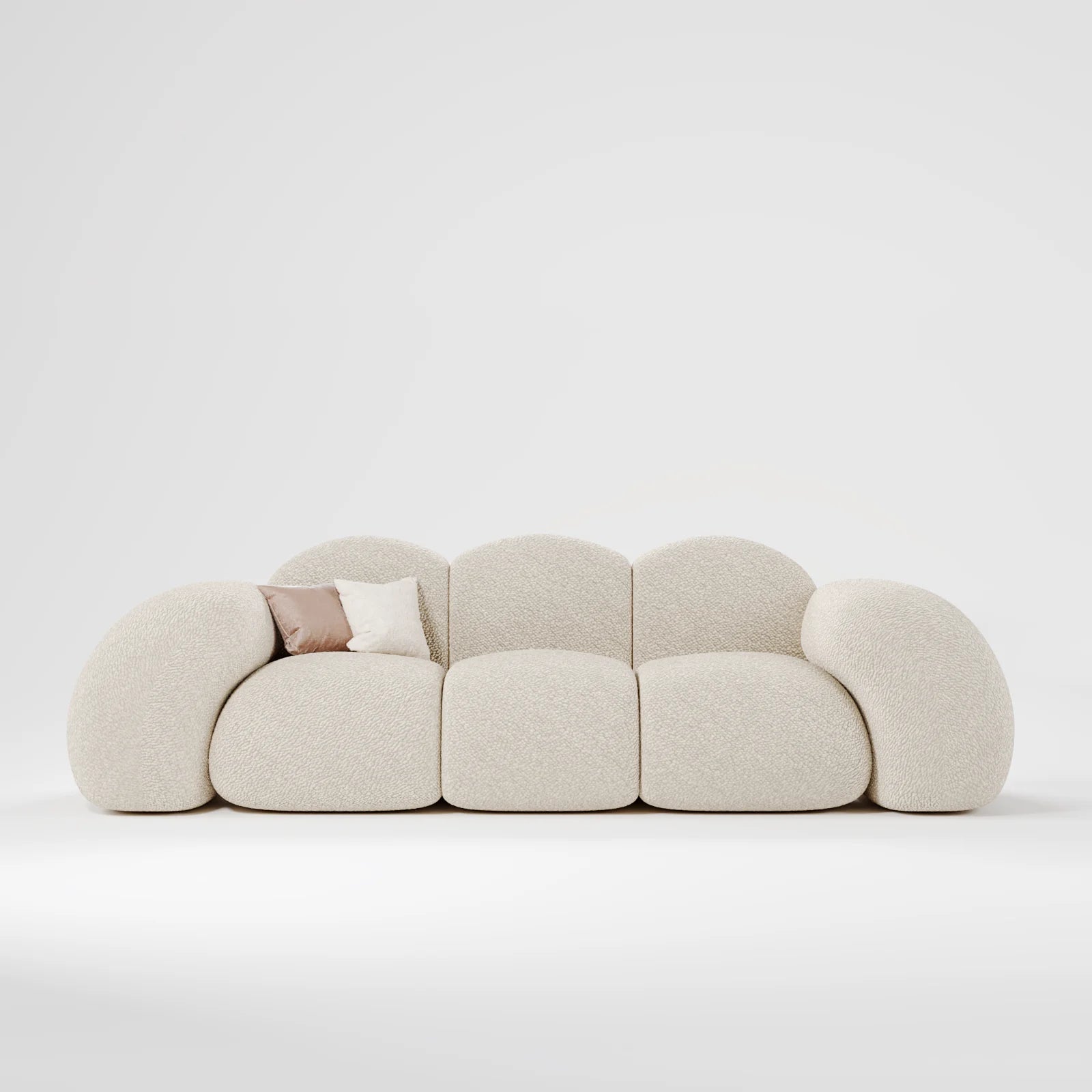 Wrangler Premium Boucle Sofa 3-Seater 1