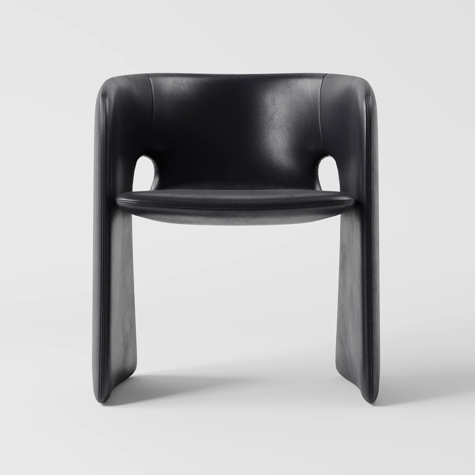 Premium Faux Leather Accent Armchair 1