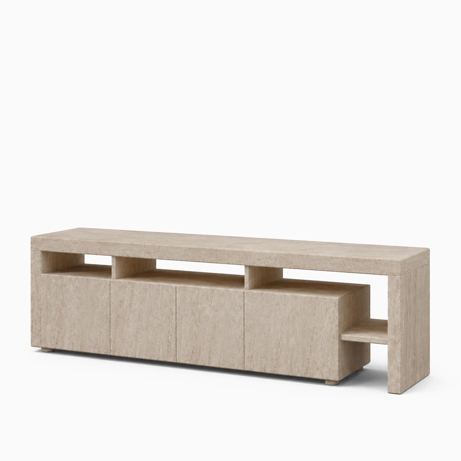 Floris Cream Travertine TV Stand image