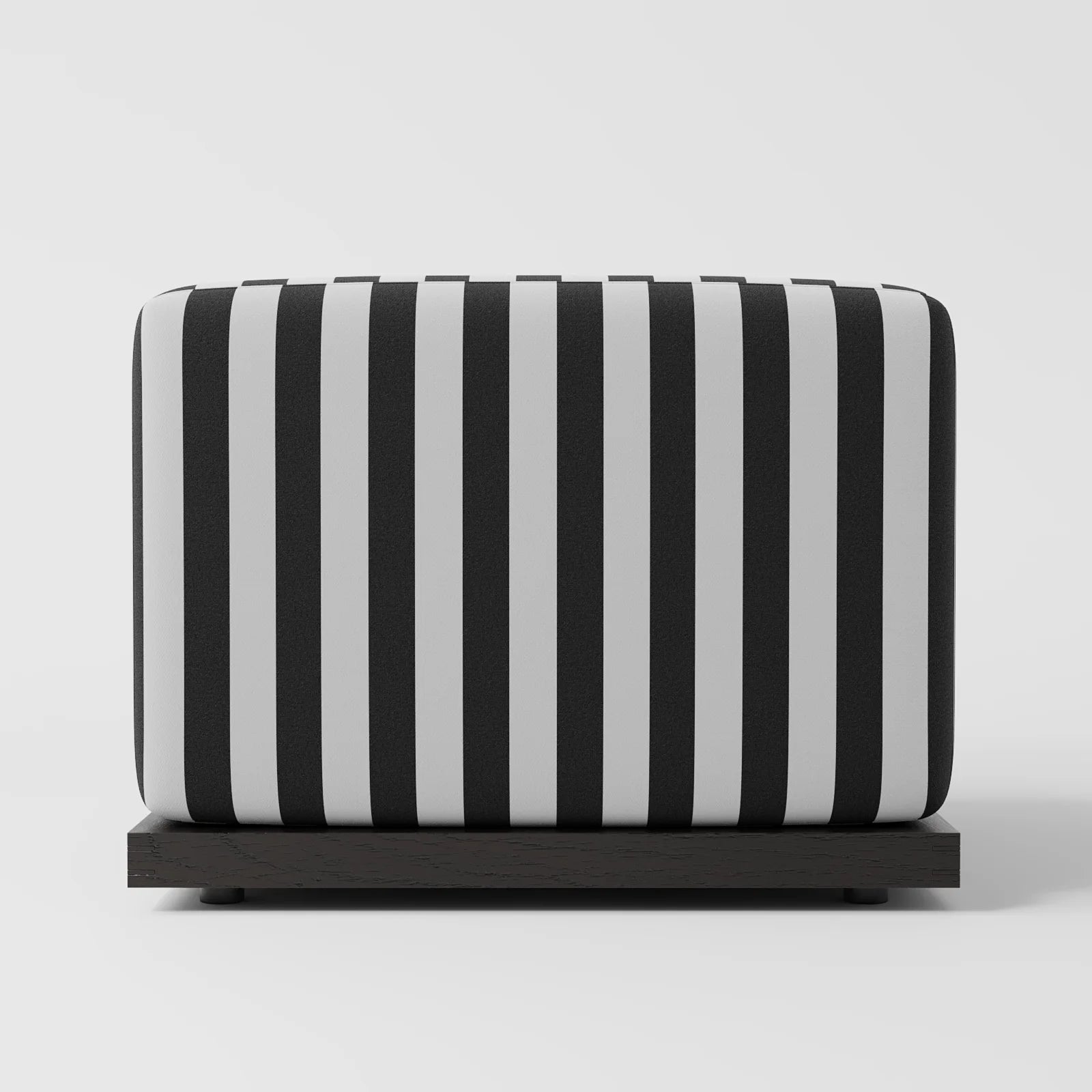 Striped Premium Satin Accent Chair 5