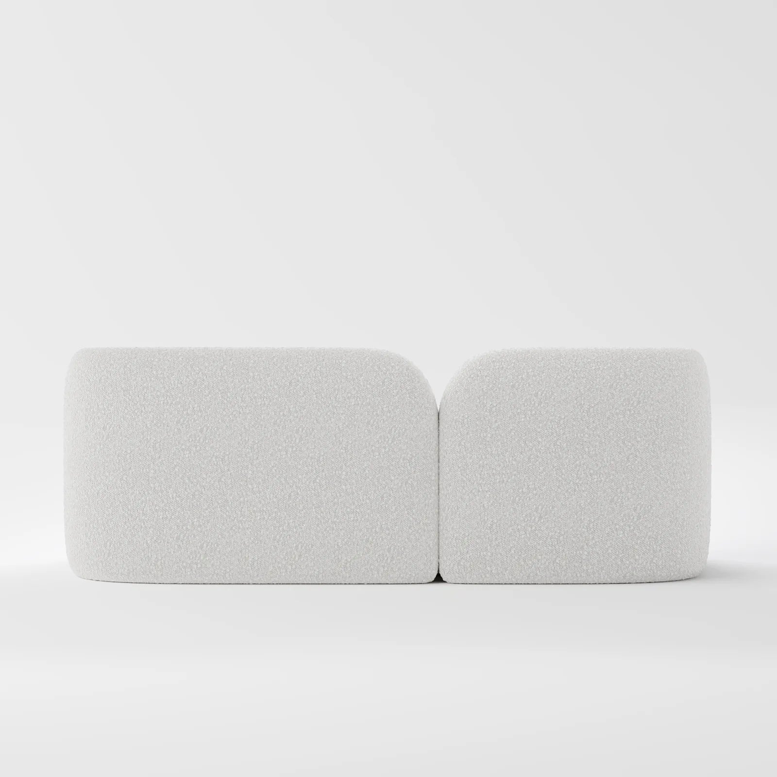 Moonlit Grove White Boucle Sofa 5