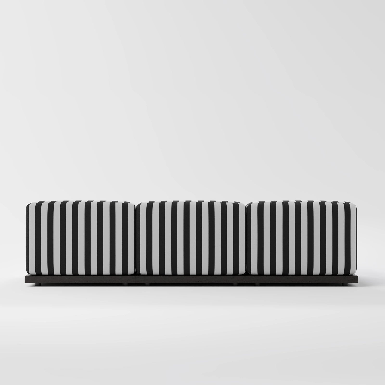 Striped Premium Satin Sectional Sofa 5