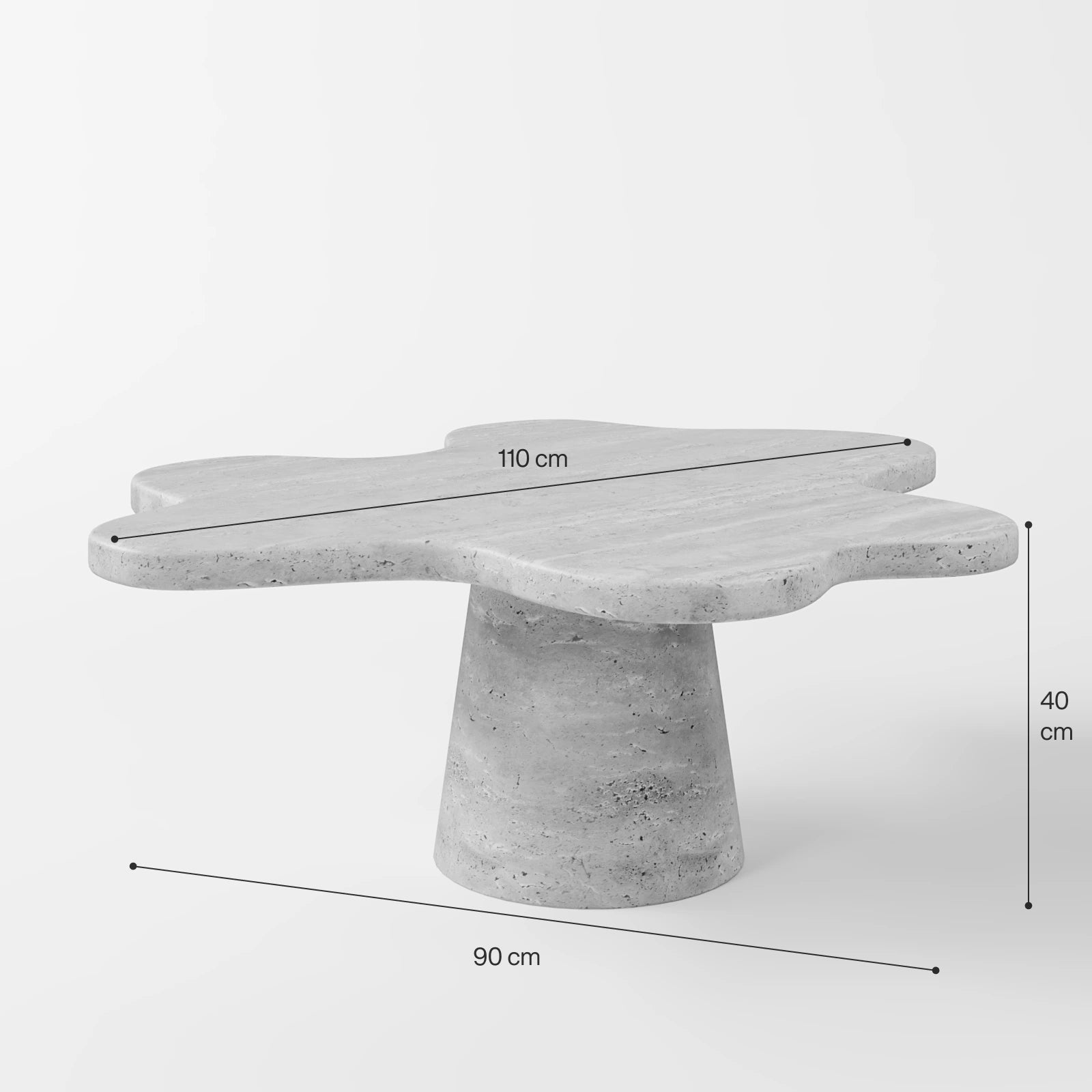 Lawrence Column Base Coffee Table image