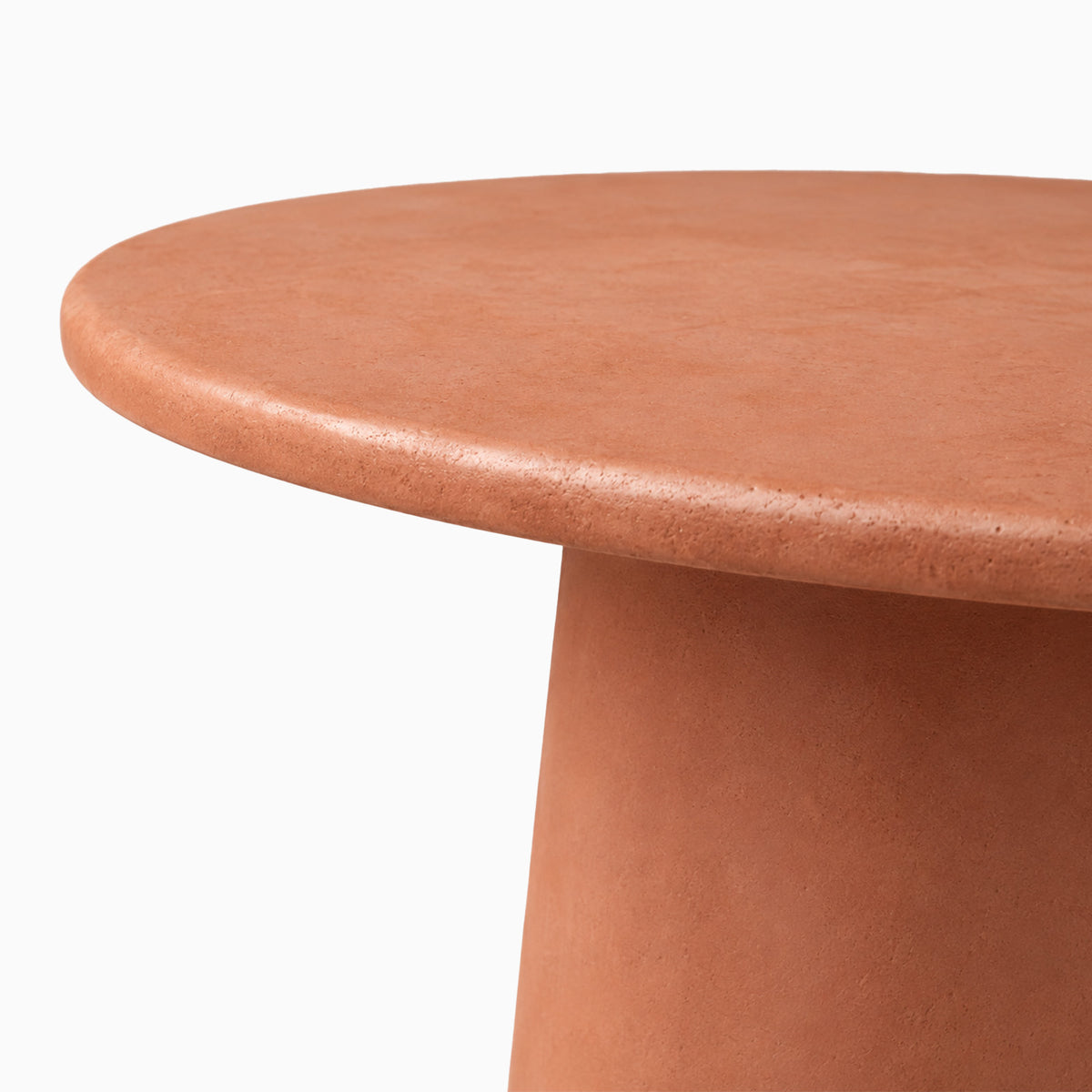 Erice Terracotta Microconcrete Dining Table image