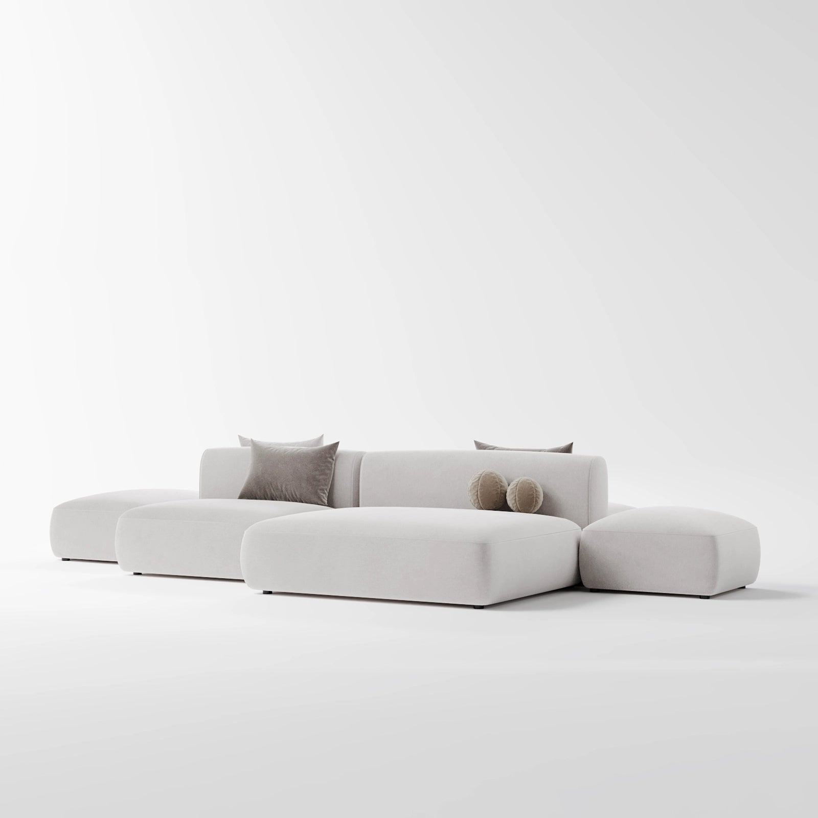 Stone Mosaic Modular Large Sofa 3