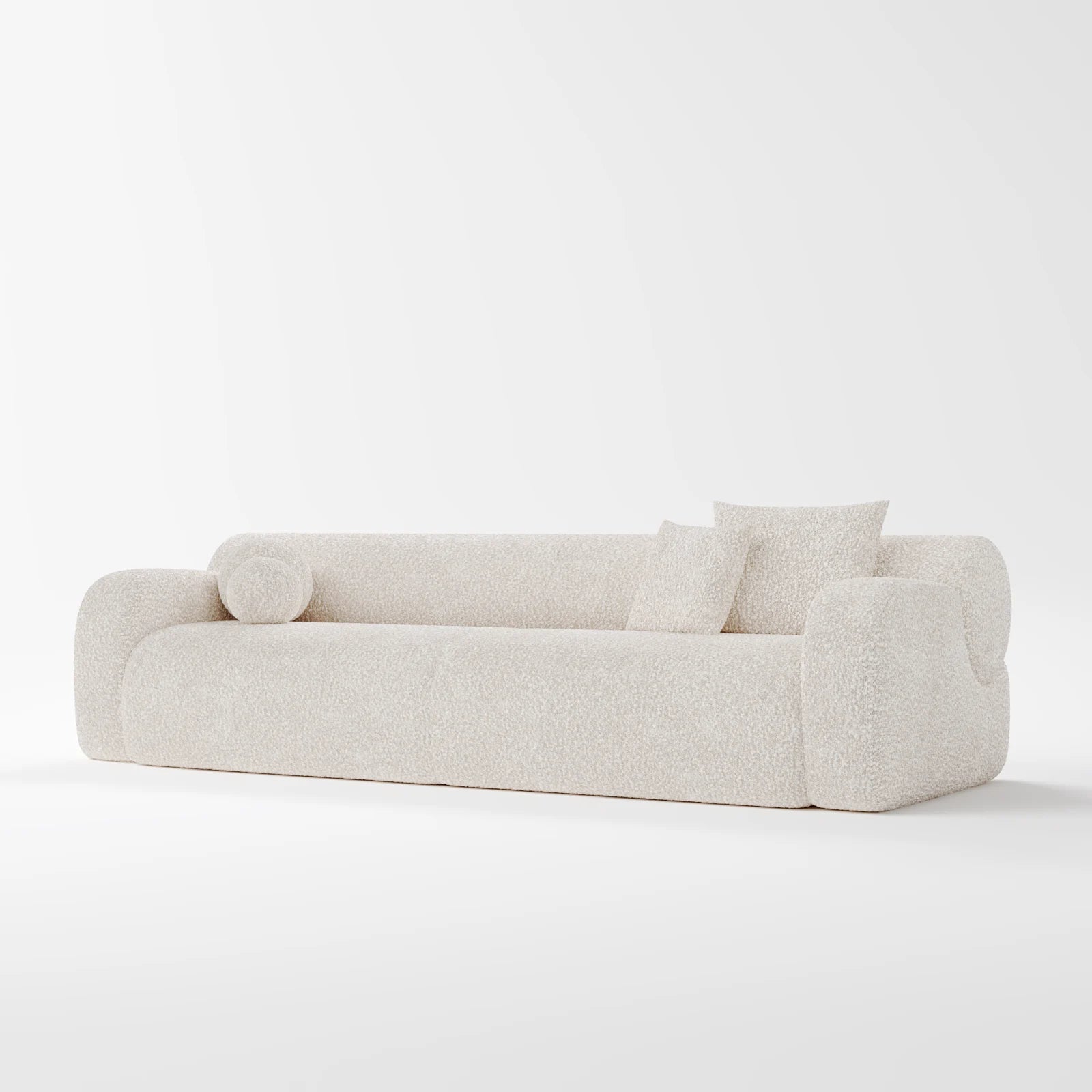 Azure Haven Boucle Sofa 2-Seater 3