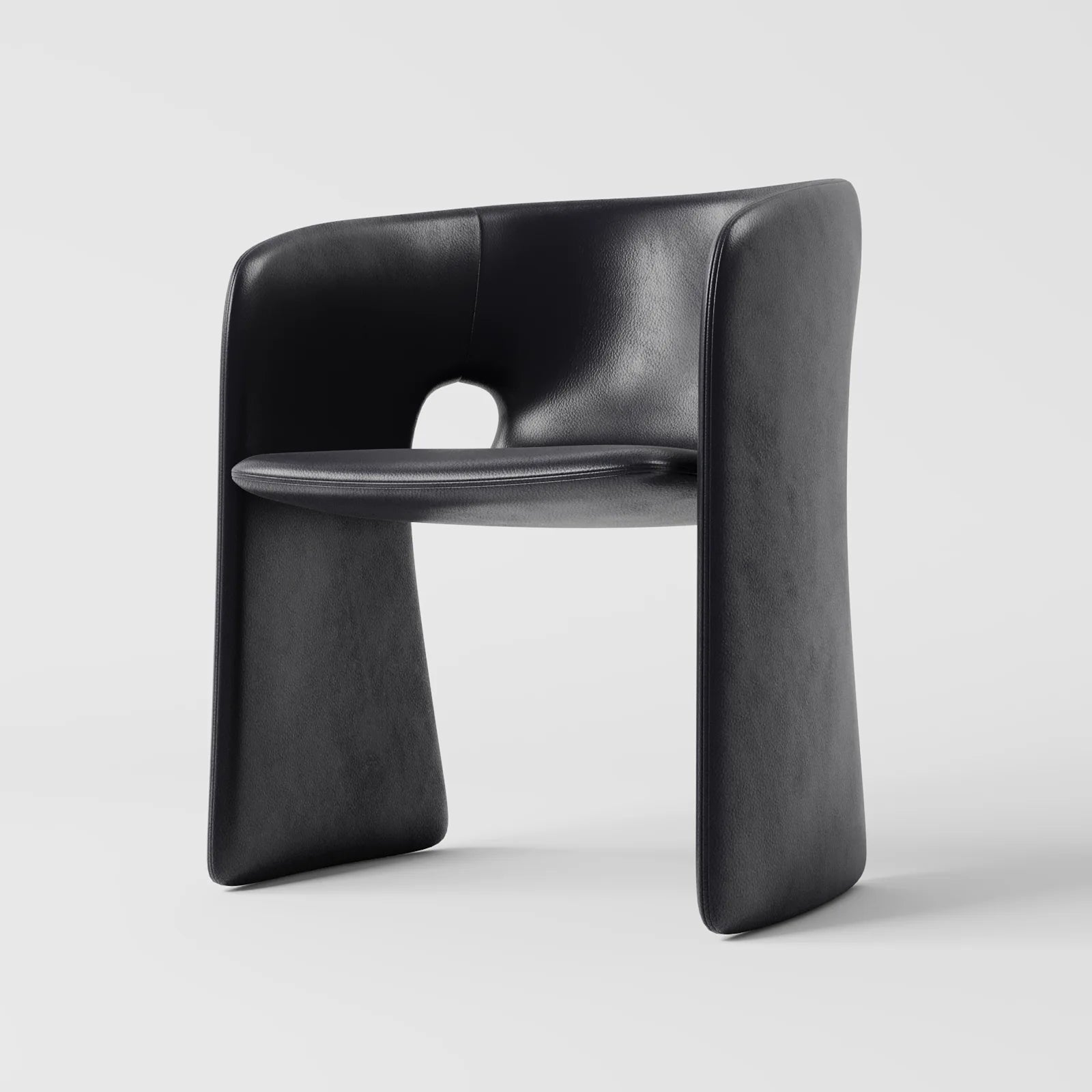Premium Faux Leather Accent Armchair 3