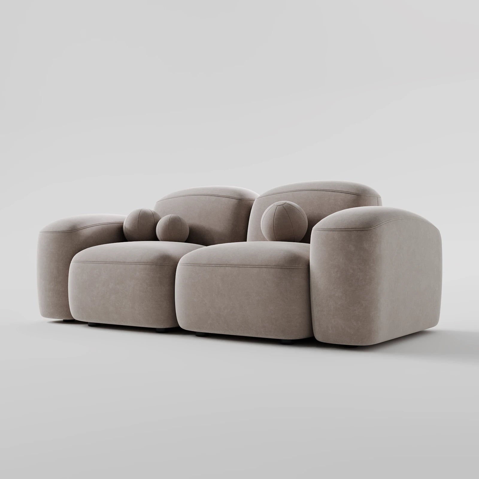 Двухместный прямой диван Freedom image