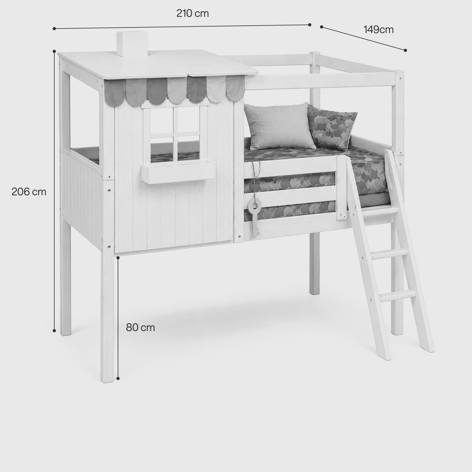 Hadley Bunk Kids Bed image