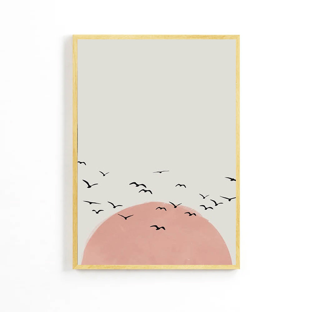 Wings at Sunset Poster image