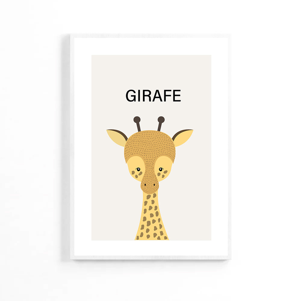 Tiny Giraffe Kids Poster image