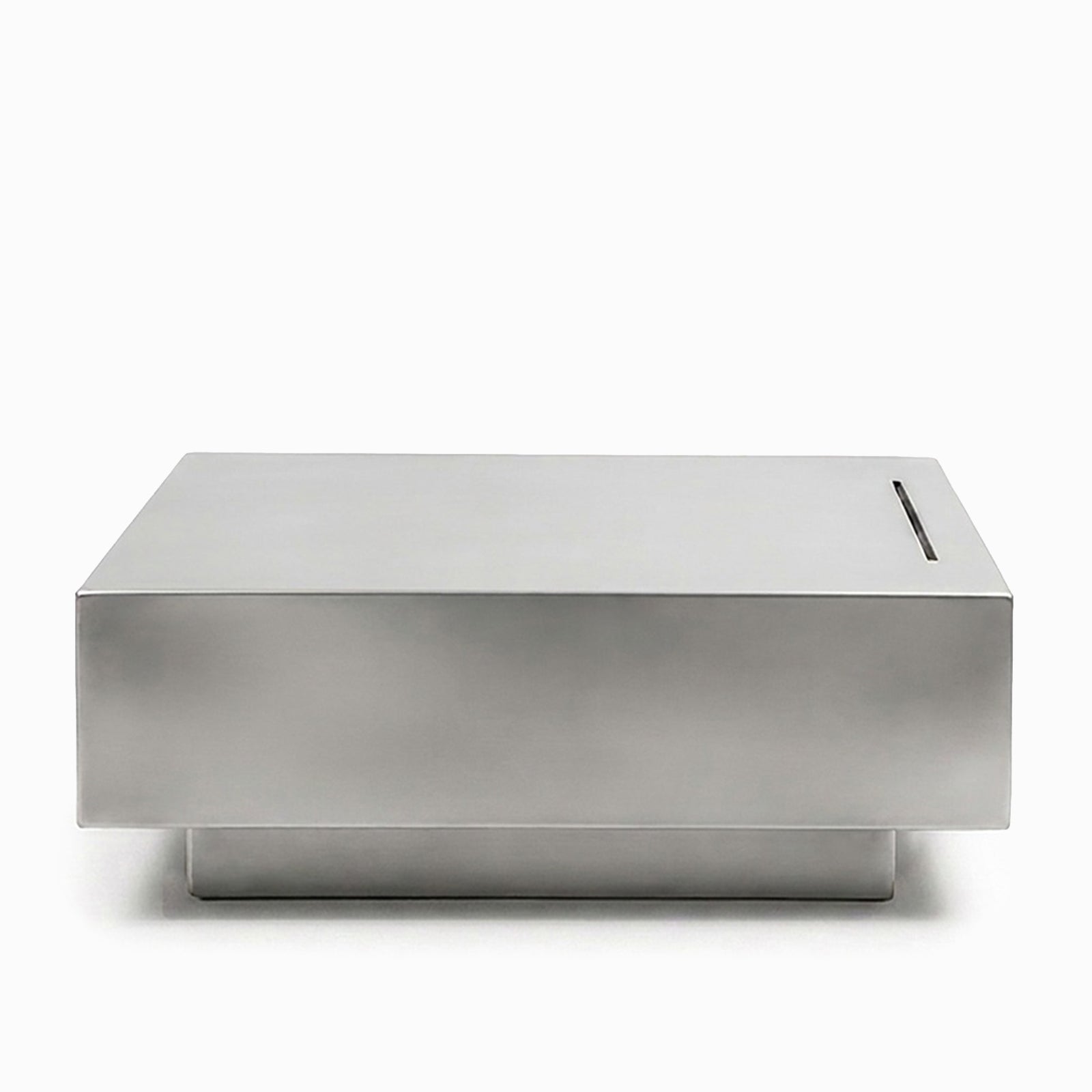 Luca Steel Coffee Table with Integrated Ash Recess