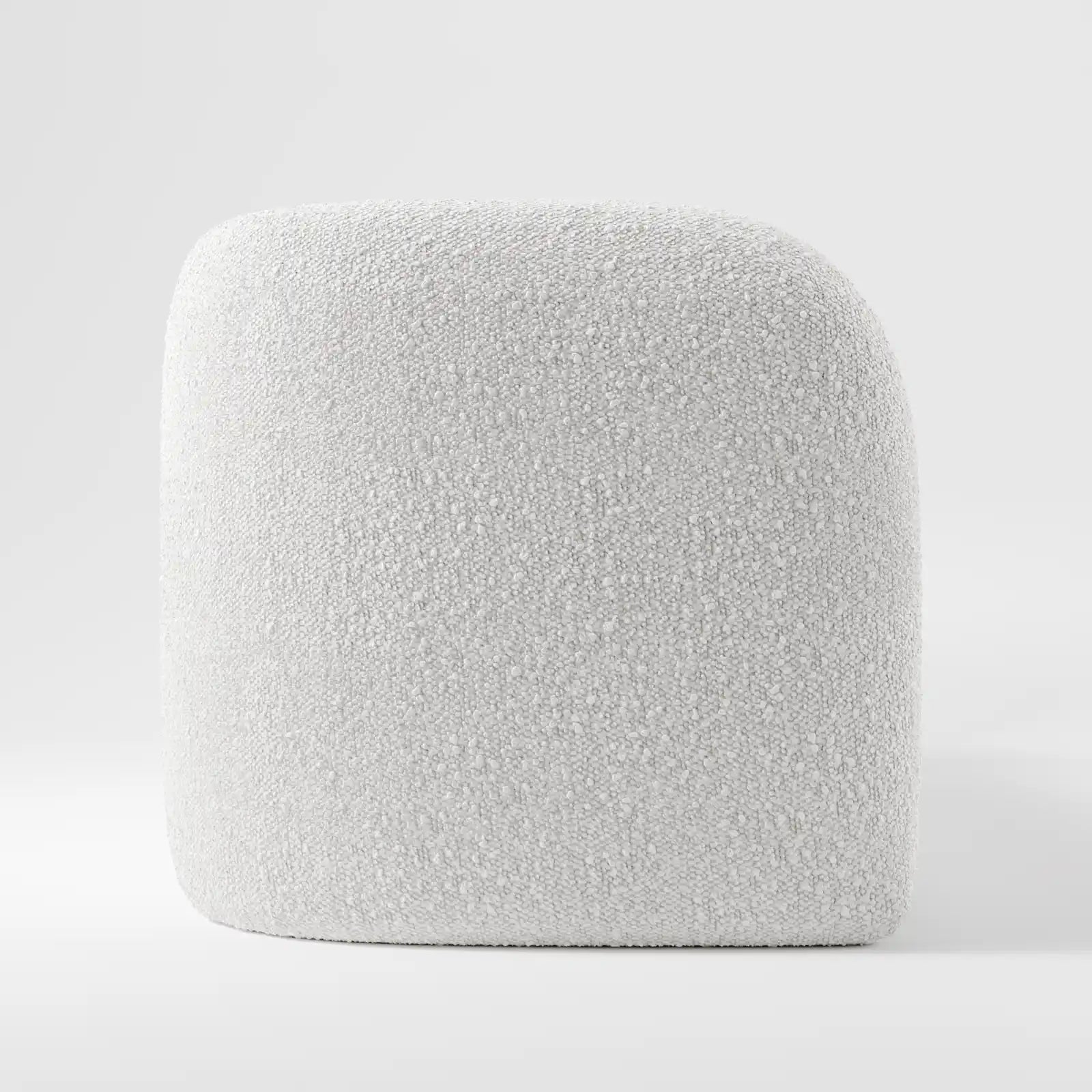 Moonlit Grove White Boucle Sofa 2