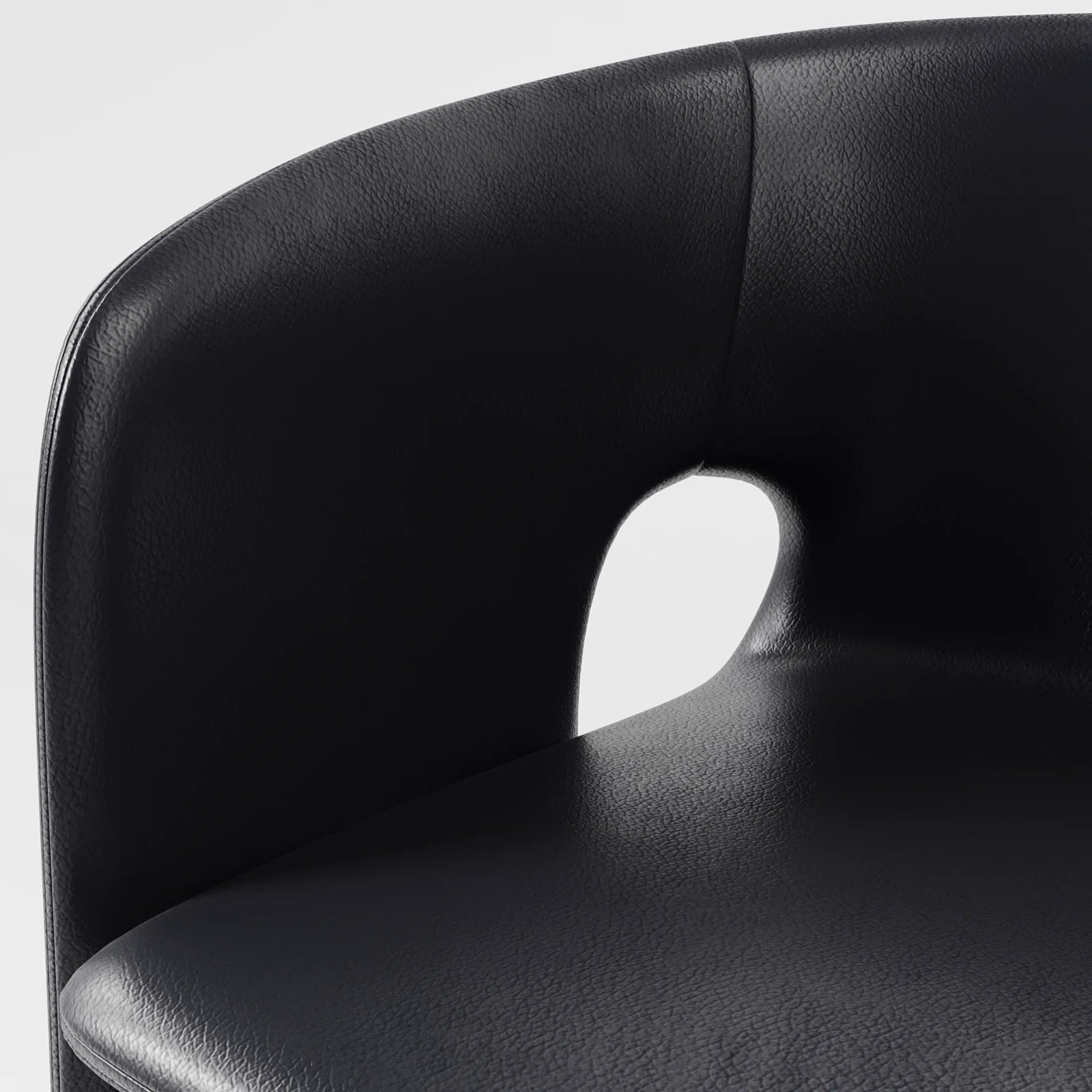 Premium Faux Leather Accent Armchair 4