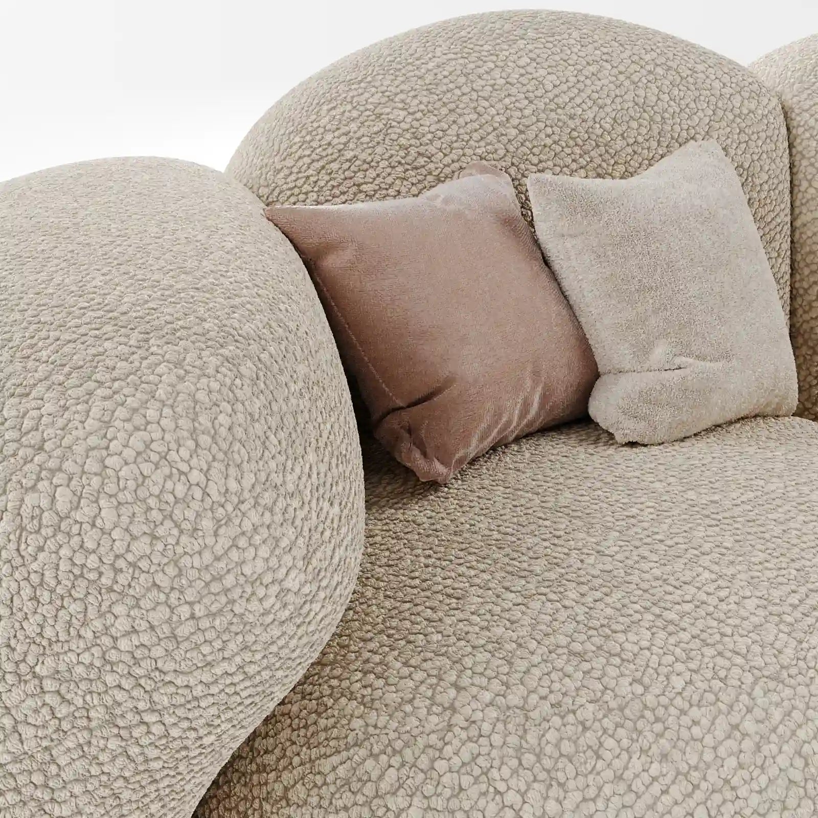 Wrangler Premium Boucle Sofa 3-Seater 4