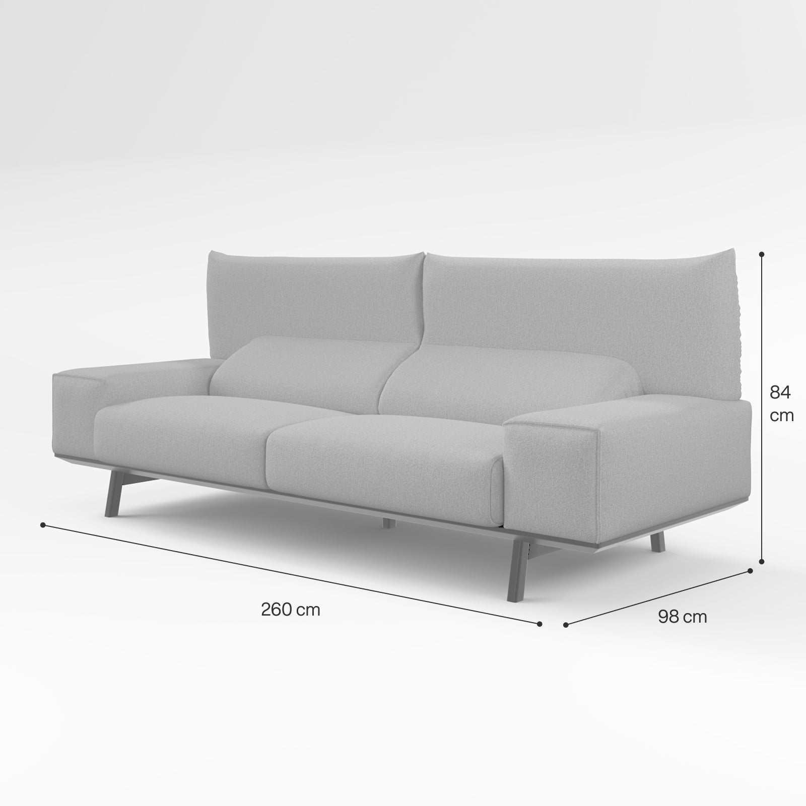 Amsterdam 2-Seater Straight Sofa image