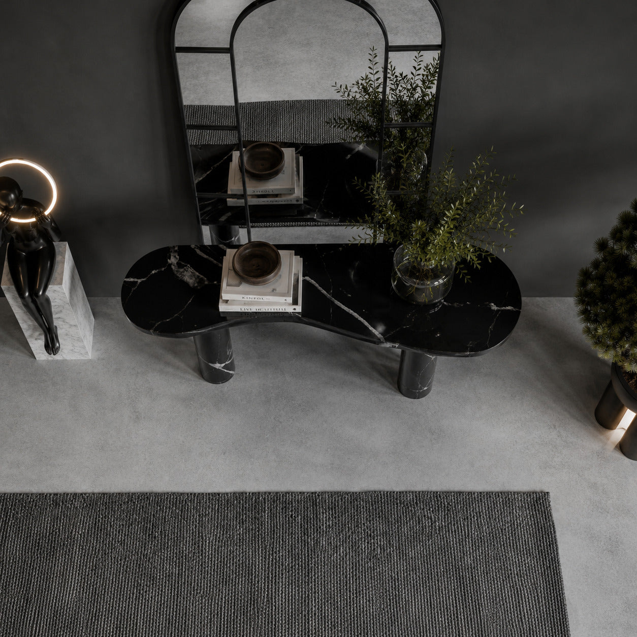 Lawrence Black Marquina Console image