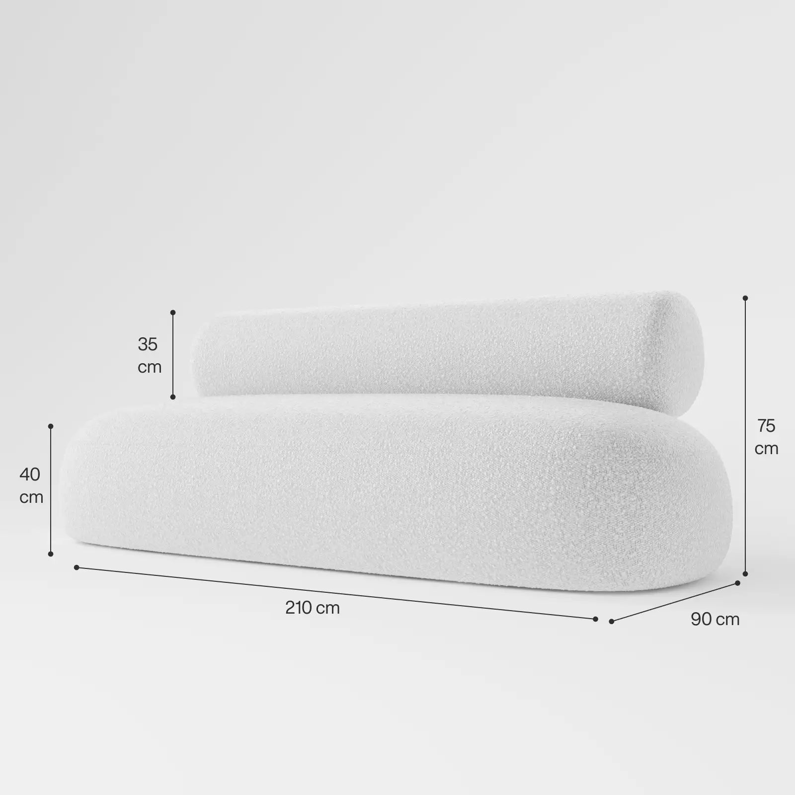 3-местный прямой диван Blossom image