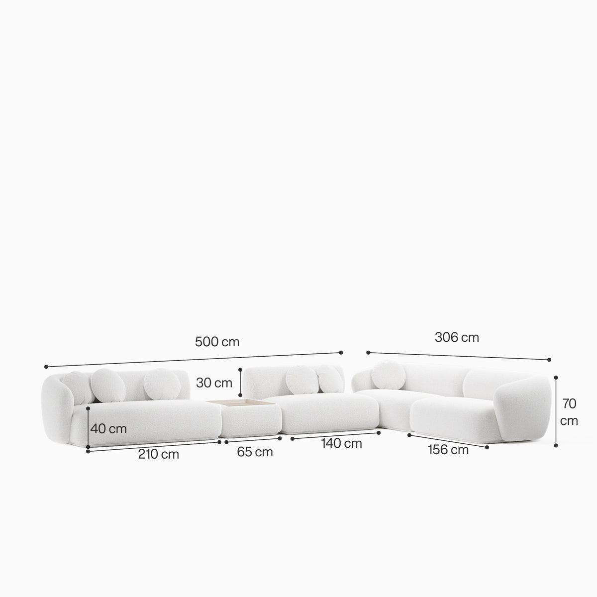 Bliss 6-Seater Corner Sofa image