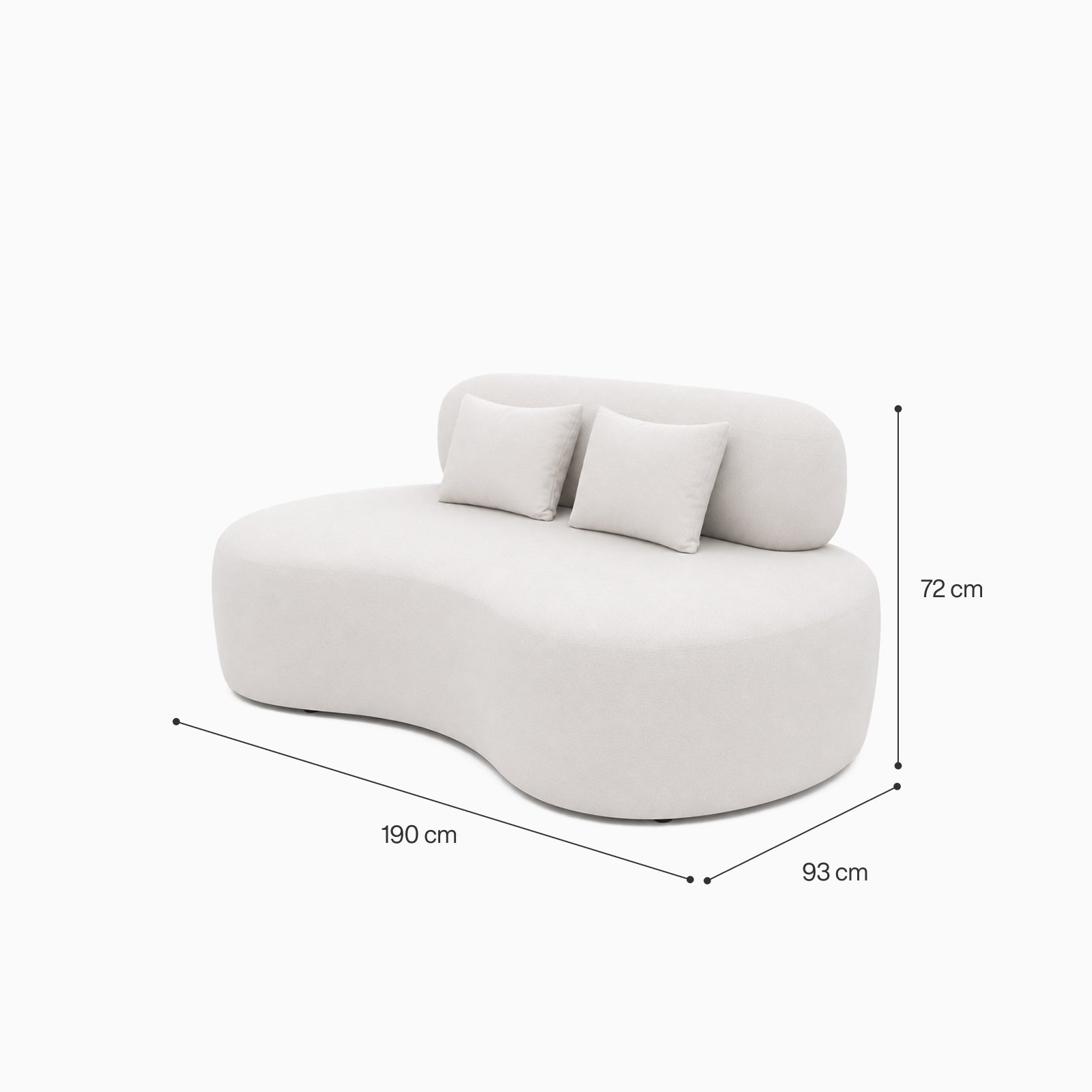 Kody 2-Seater Straight Sofa image