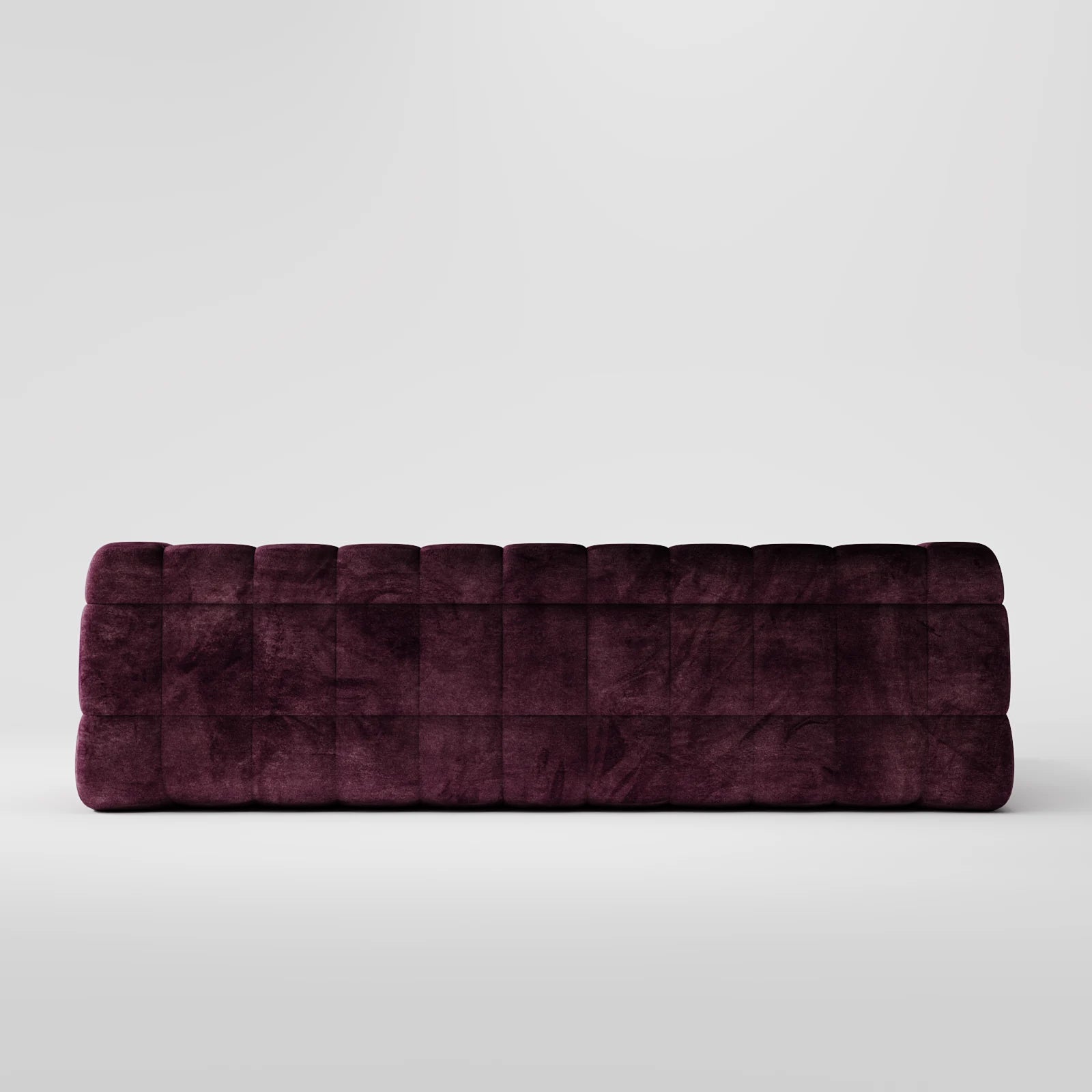 Airwave Velvet L-Shaped Sofa with Ottoman 5