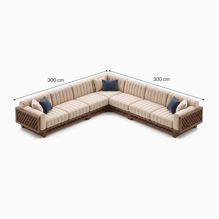 Lawn 7-Seater Corner Sofa image