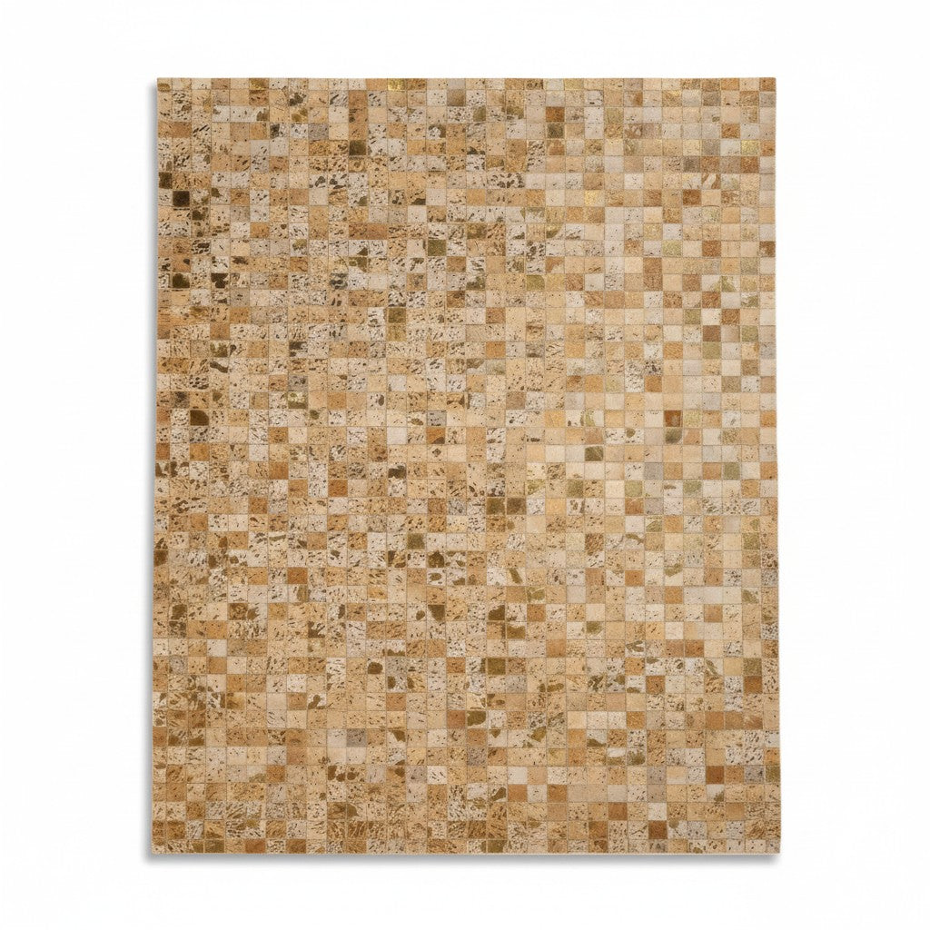 Tile Leather Rug
