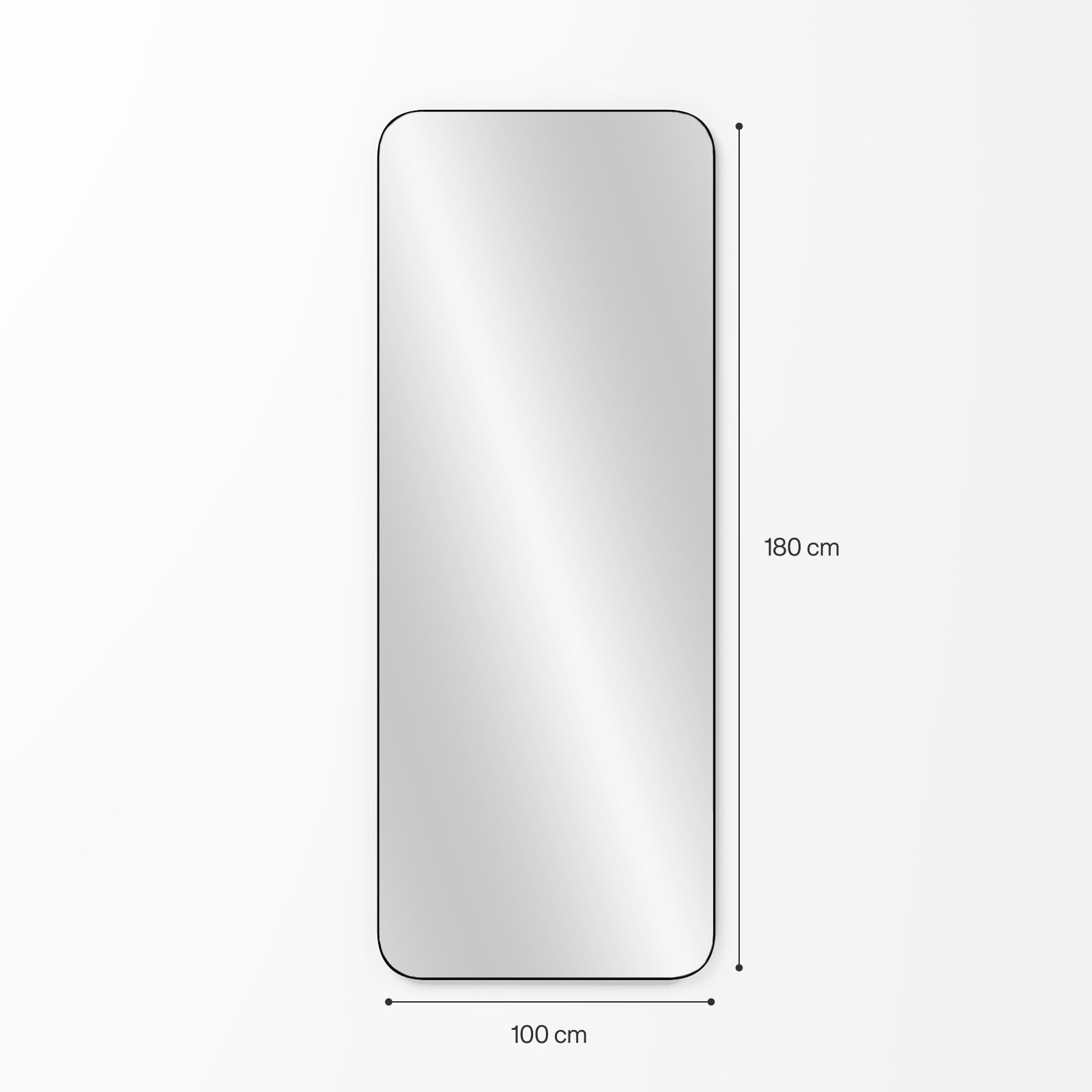 Solara Floor Mirror image