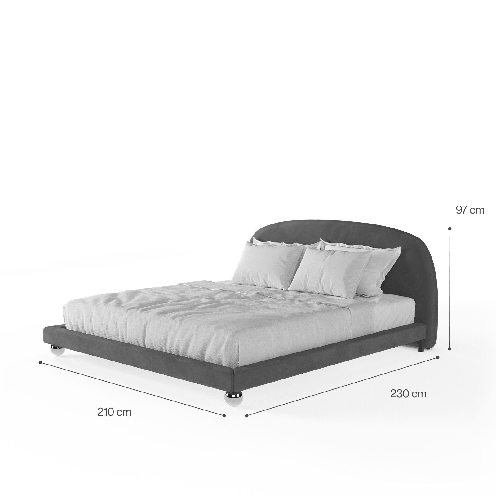 Кровать размера «king-size» Эмбер image