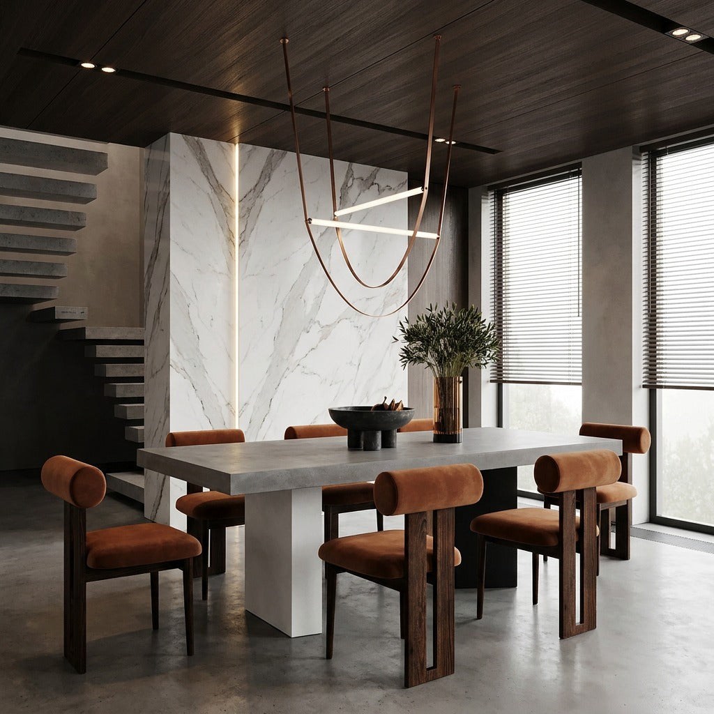 Tova Microconcrete Dining Table image