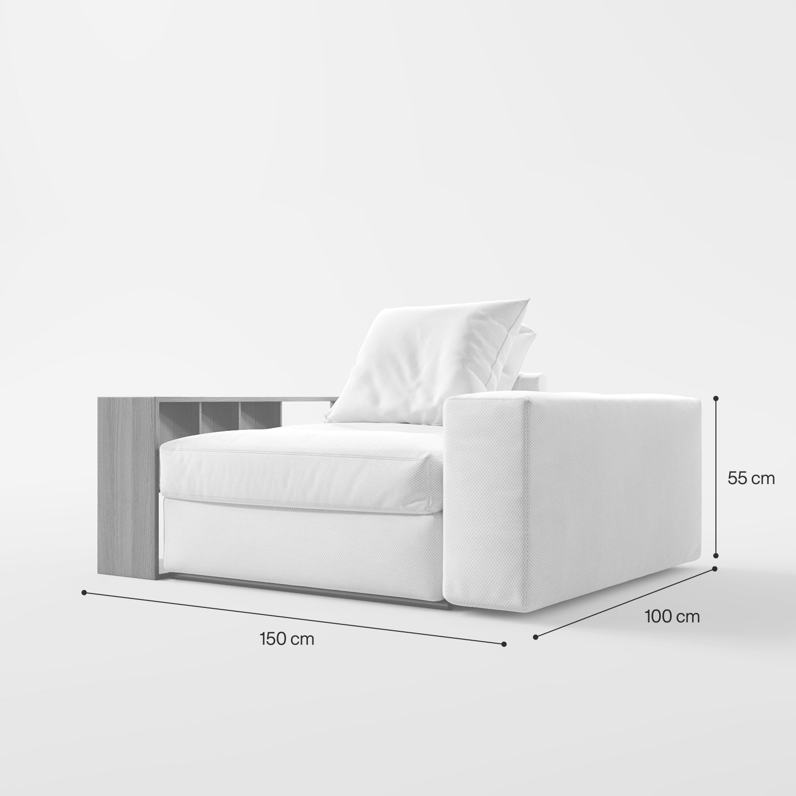 Glory Bookcase Rest Armchair image