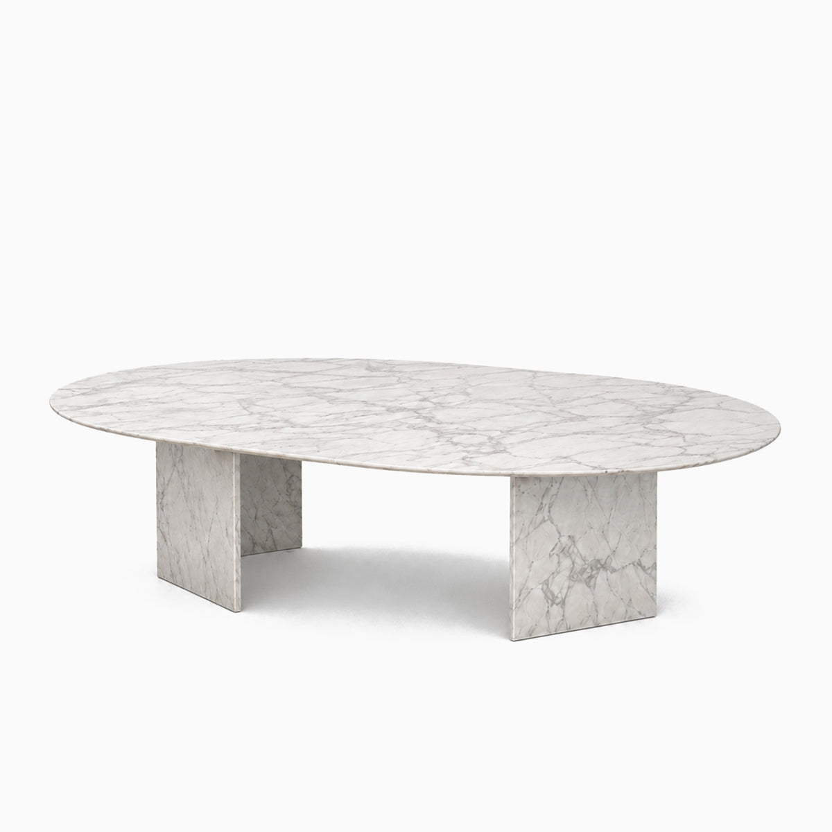 Tereza Marble Finish Large Dining Table image