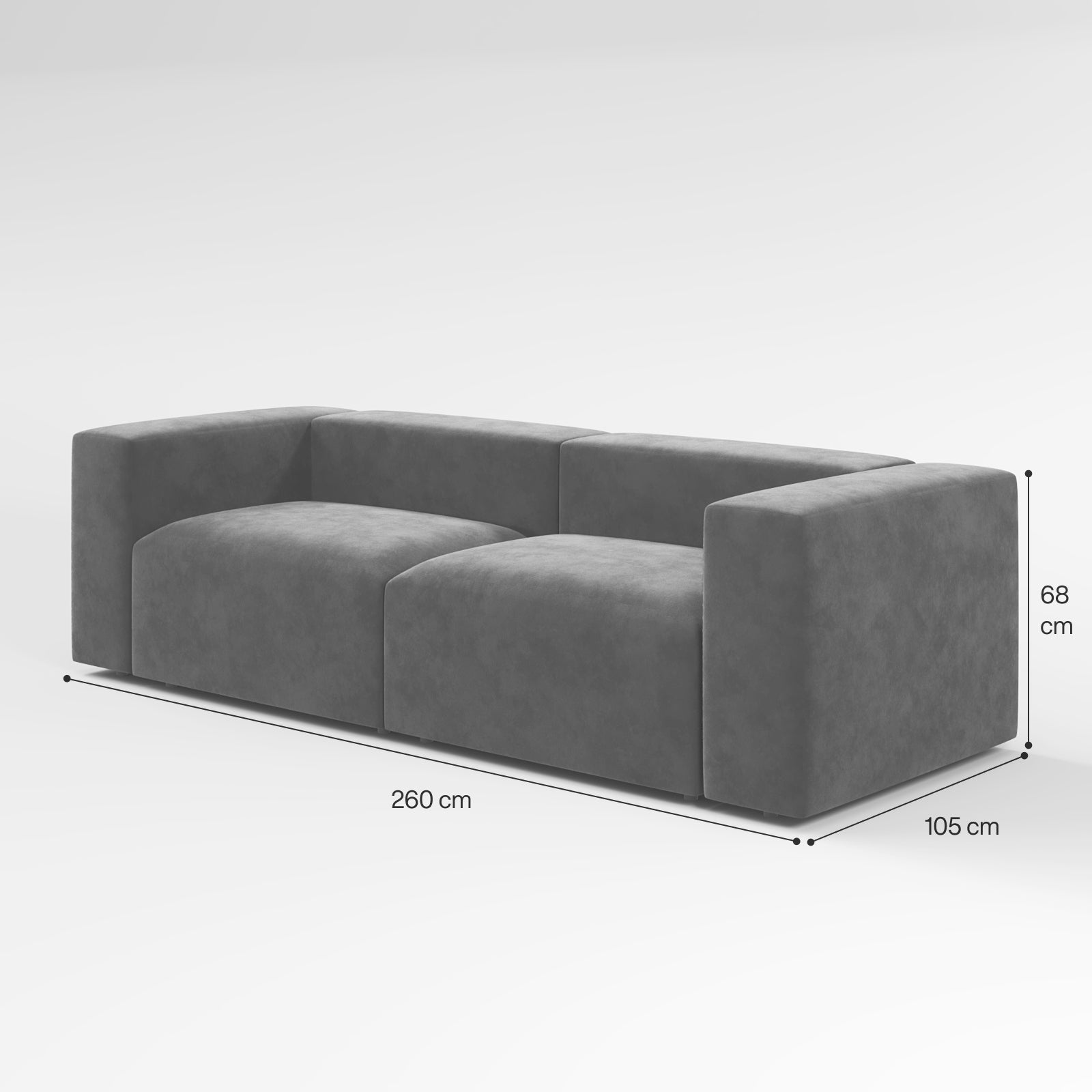 Urban 2-Seater Straight Sofa image