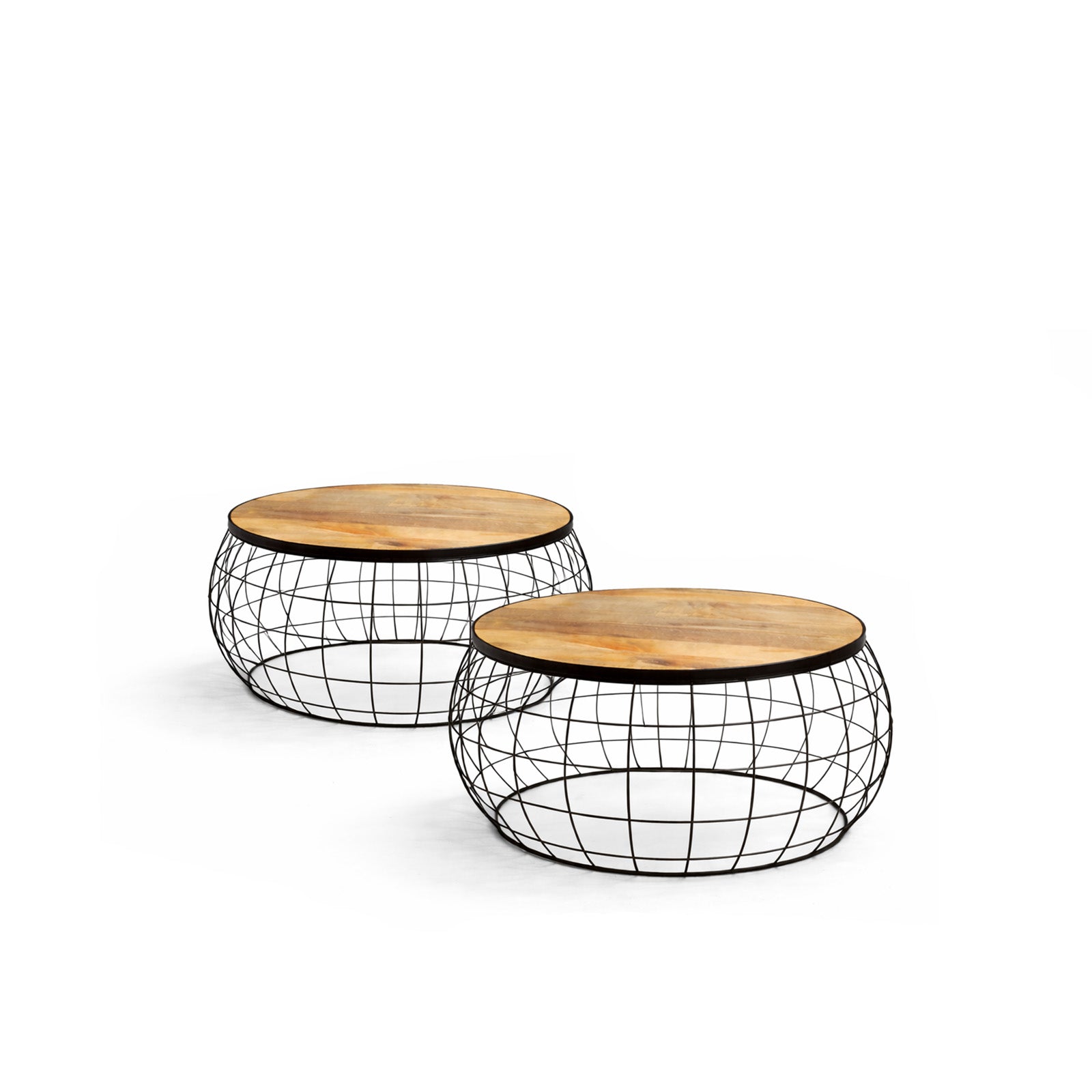 Cage Coffee Table Set of 2