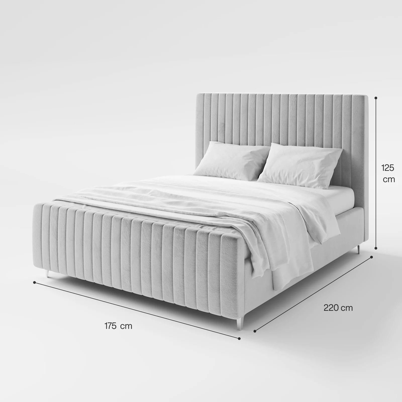 Classic Queen Size Bed with Storage 5