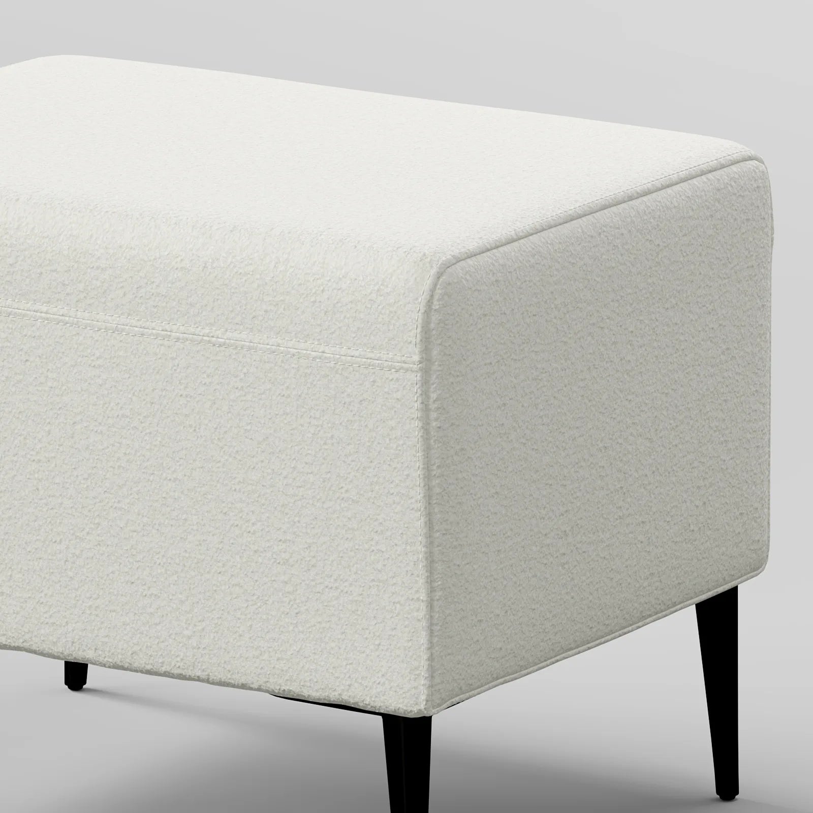 #Fabric_Boucle #Color_White