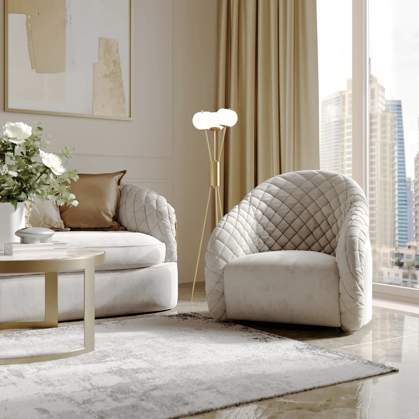 Art Deco Living Set 3
