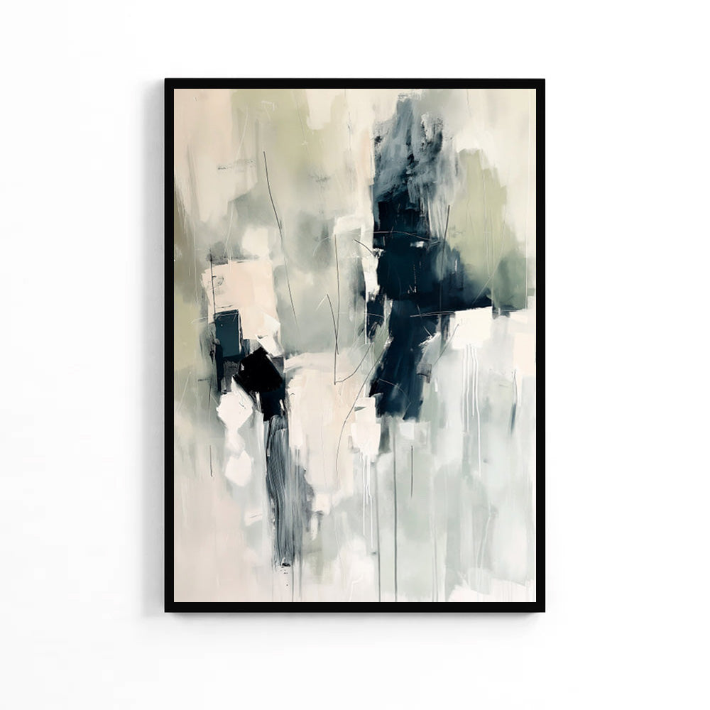 Watercolor Waves of Thought Poster image