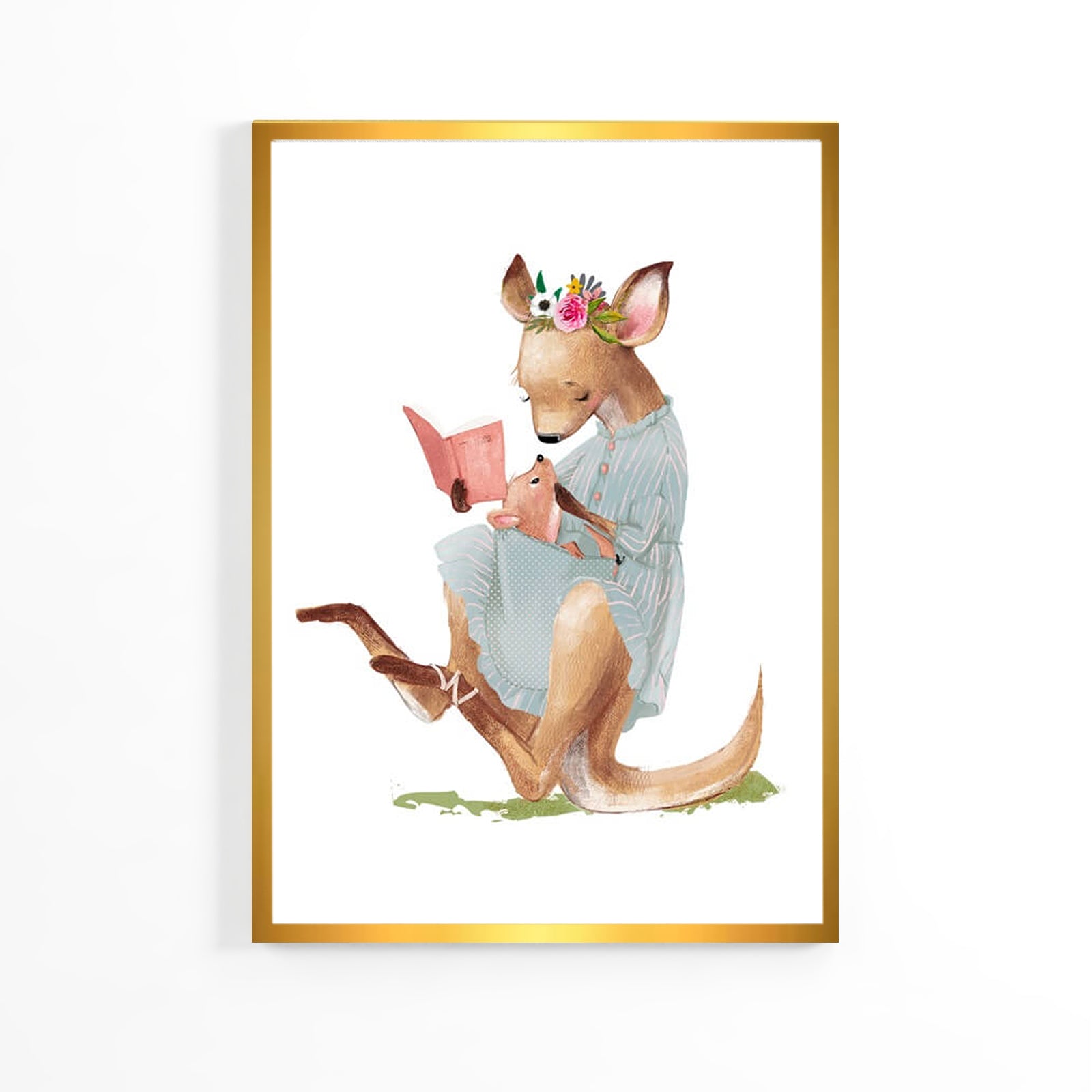 Плакат «Мама-кенгуру для детей» image