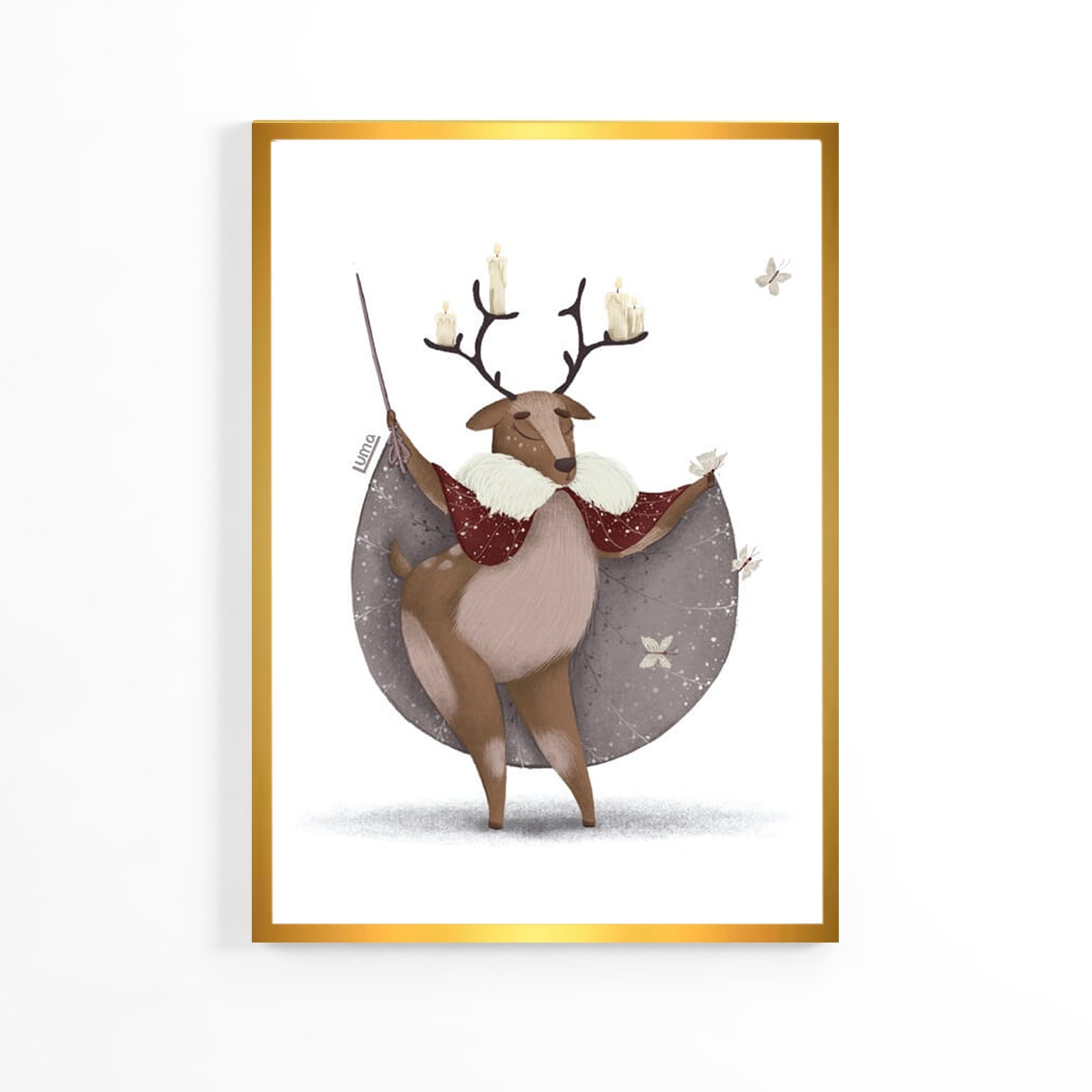 Плакат для детей «Маленький волшебный олень» image