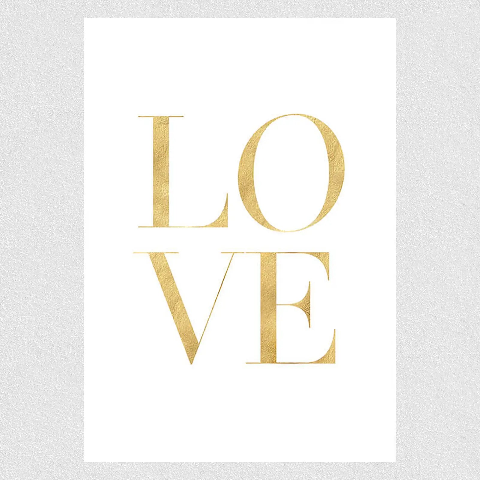 Lettering LOVE Poster