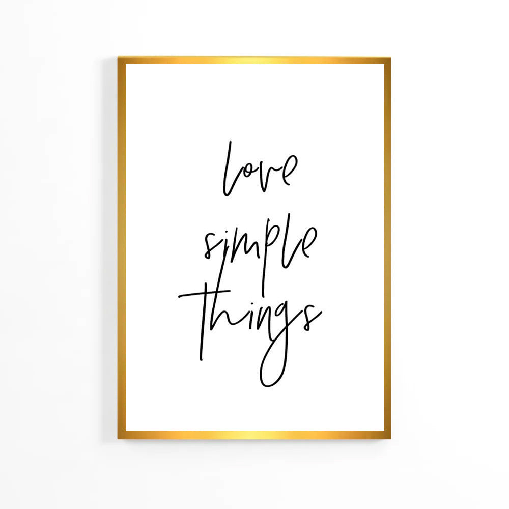 Lettering Simple Things Poster image