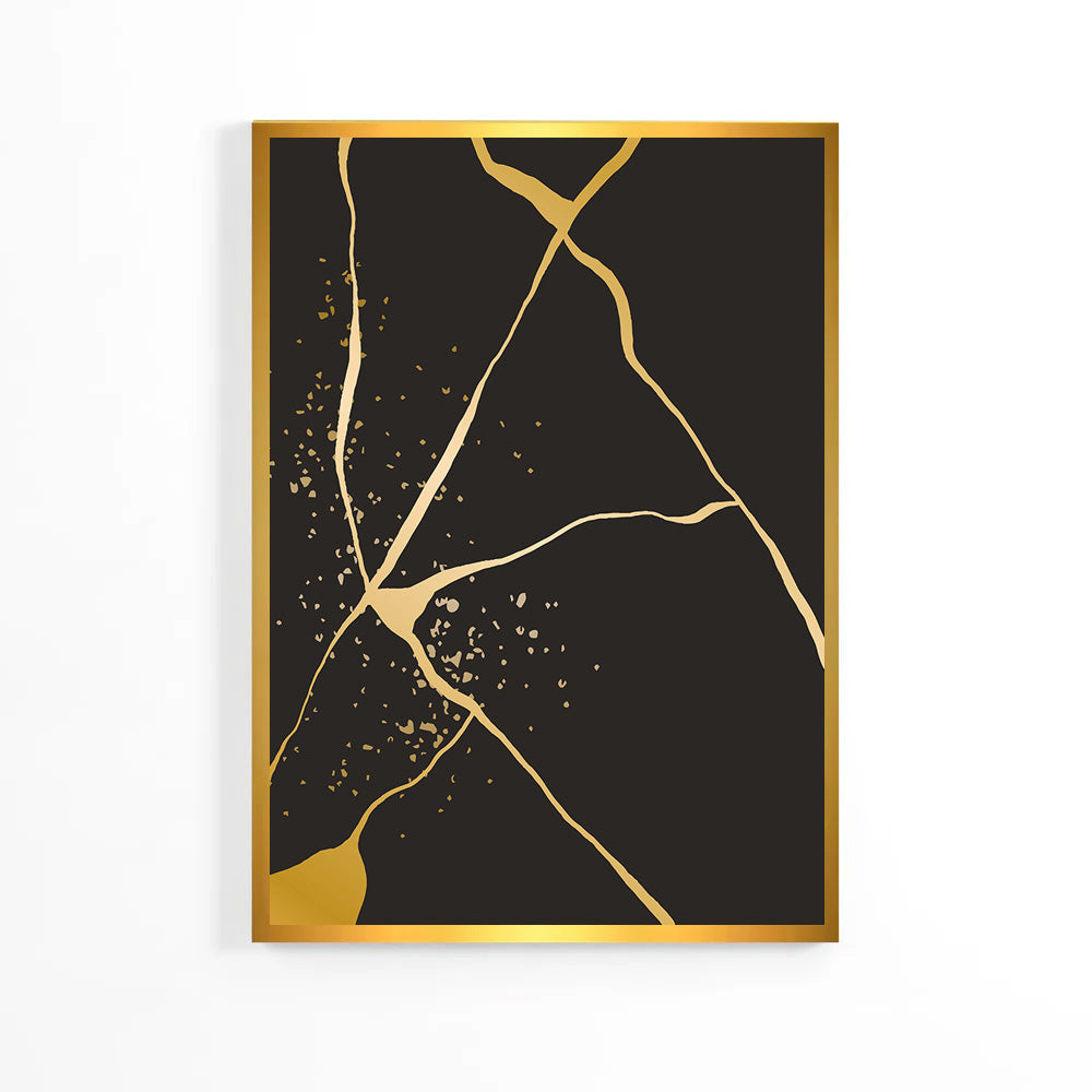 Golden Lines Dusk Poster image